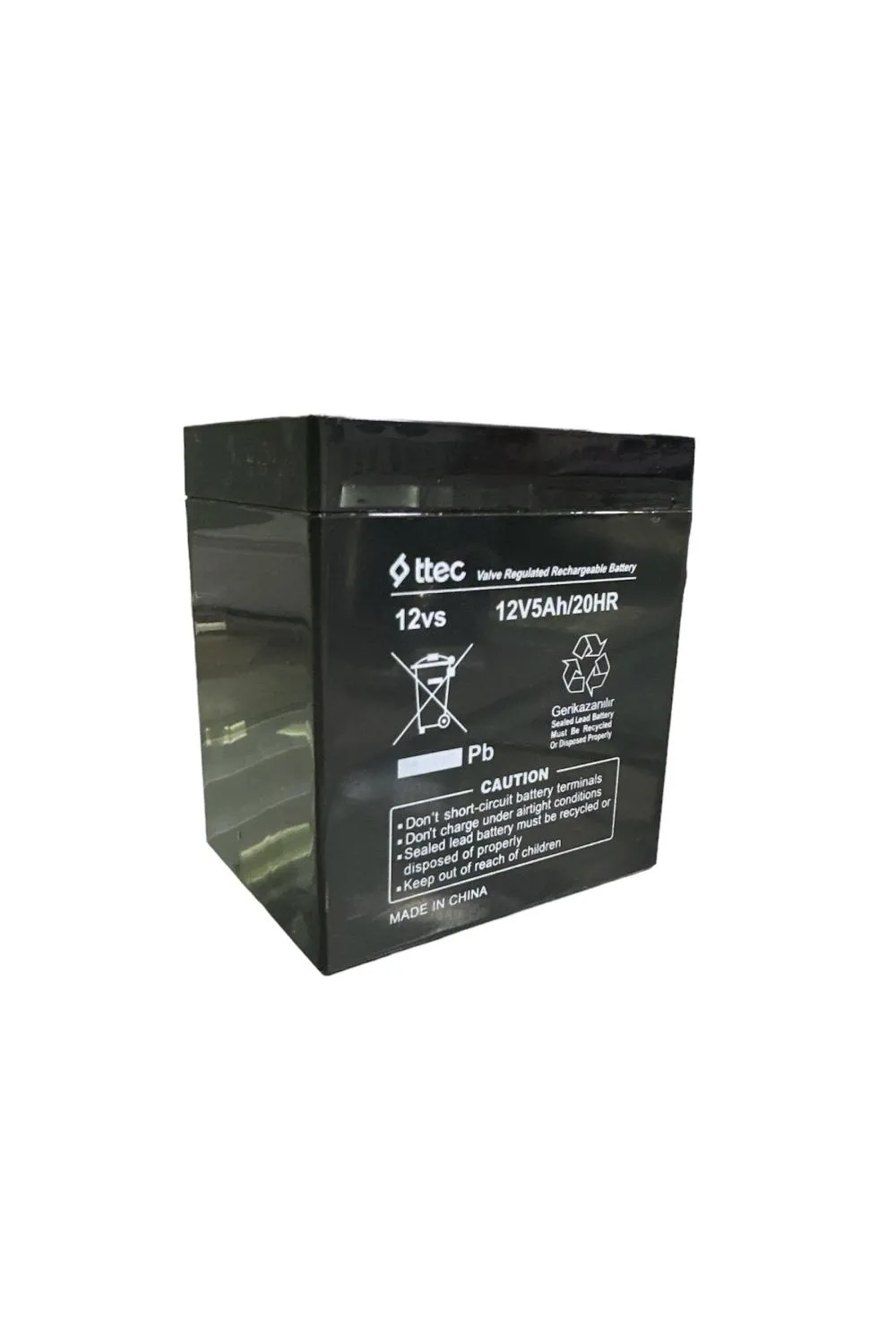 TTEC 12V 5 AH Kuru Bakımsız Akü