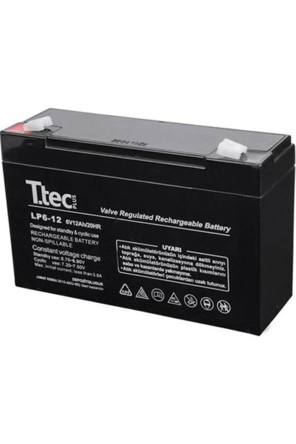TTEC 6V 12 AH Kuru Bakımsız Akü
