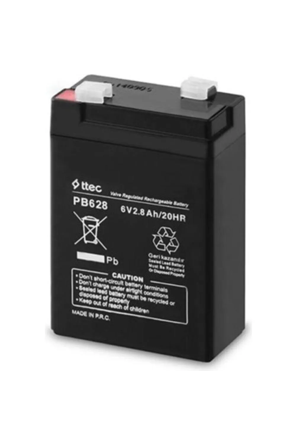 TTEC 6V 2.8 AH Kuru Bakımsız Akü