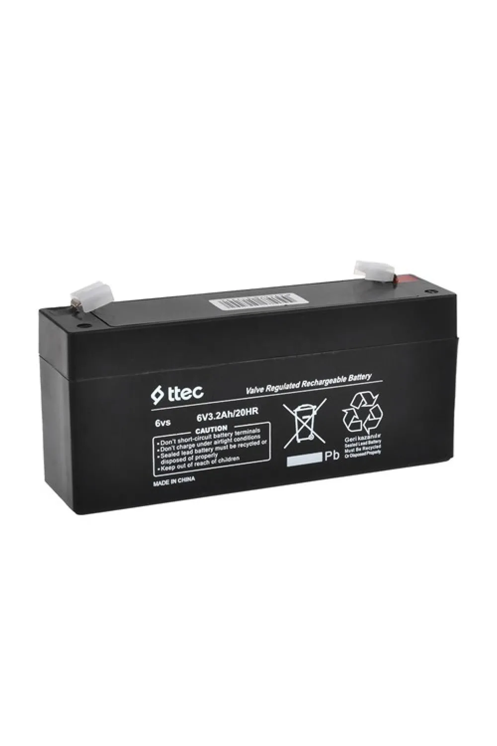 TTEC 6V 3.2 AH Kuru Bakımsız Akü