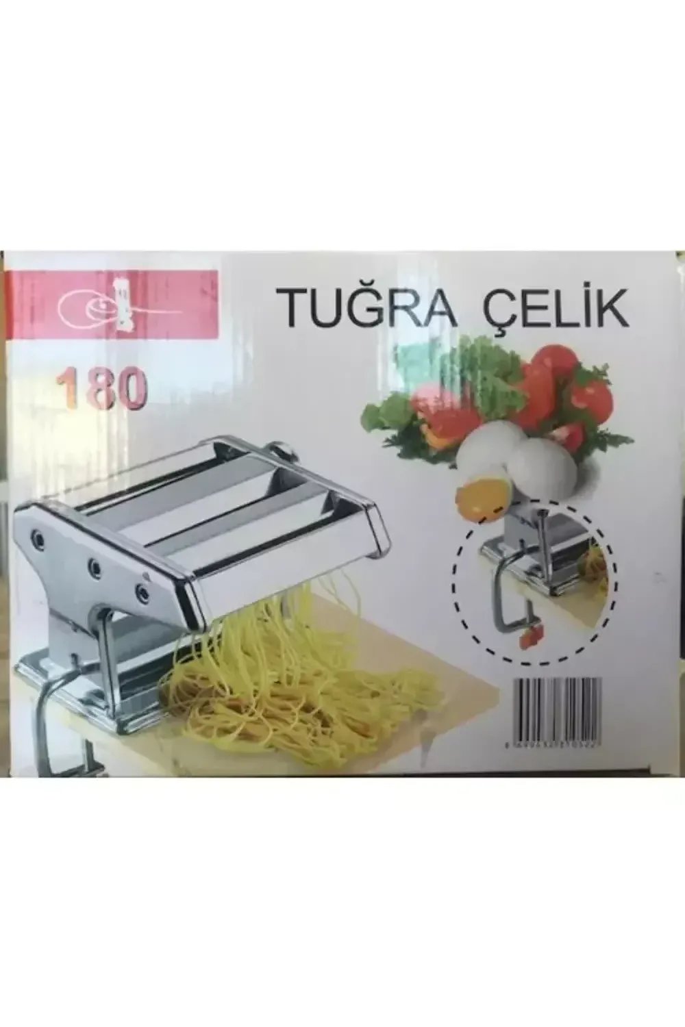 Tuğra Çelik Yerli Erişte Makinesi 180 Mm