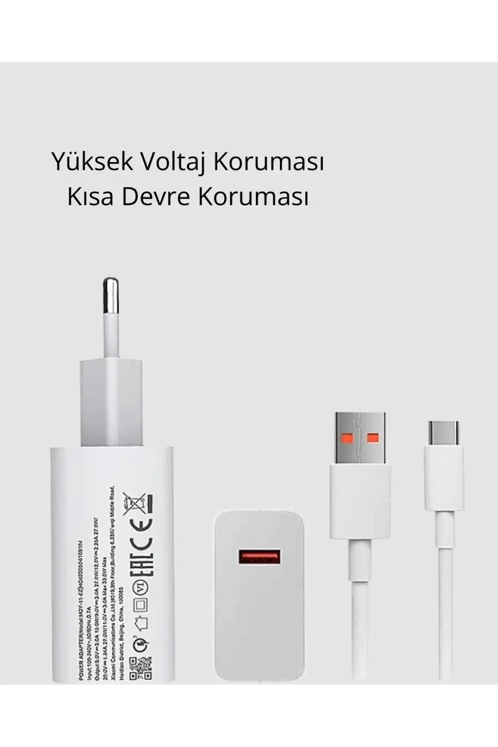 Turbo 120w Hızlı Şarj Cihazı Type-c Kablolu