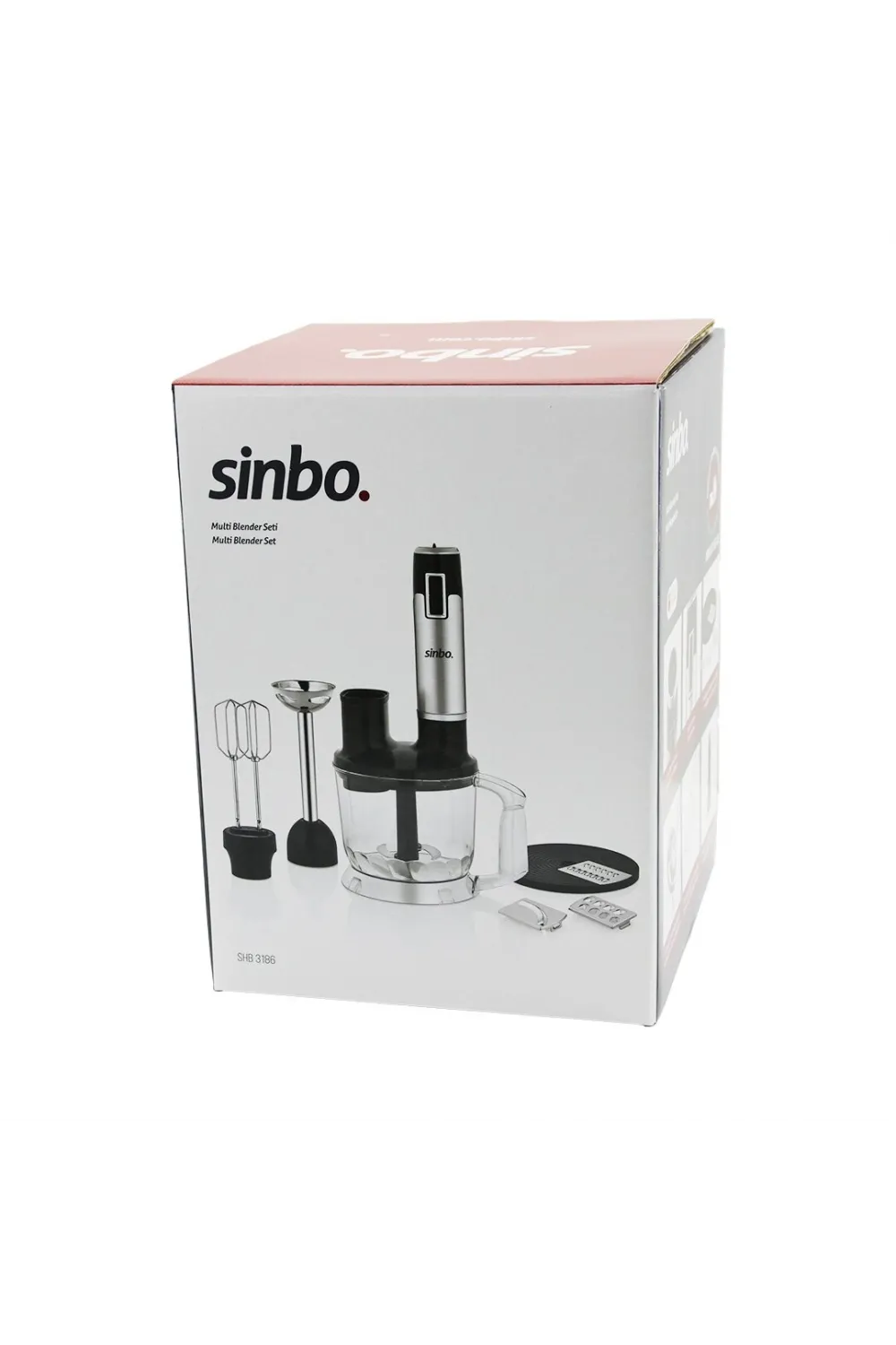 Turbo Multi Blender Seti Doğrayıcı- Mikser- Blender Rende Dilim Diskleri 300w 2lt Hazne Shb-3186