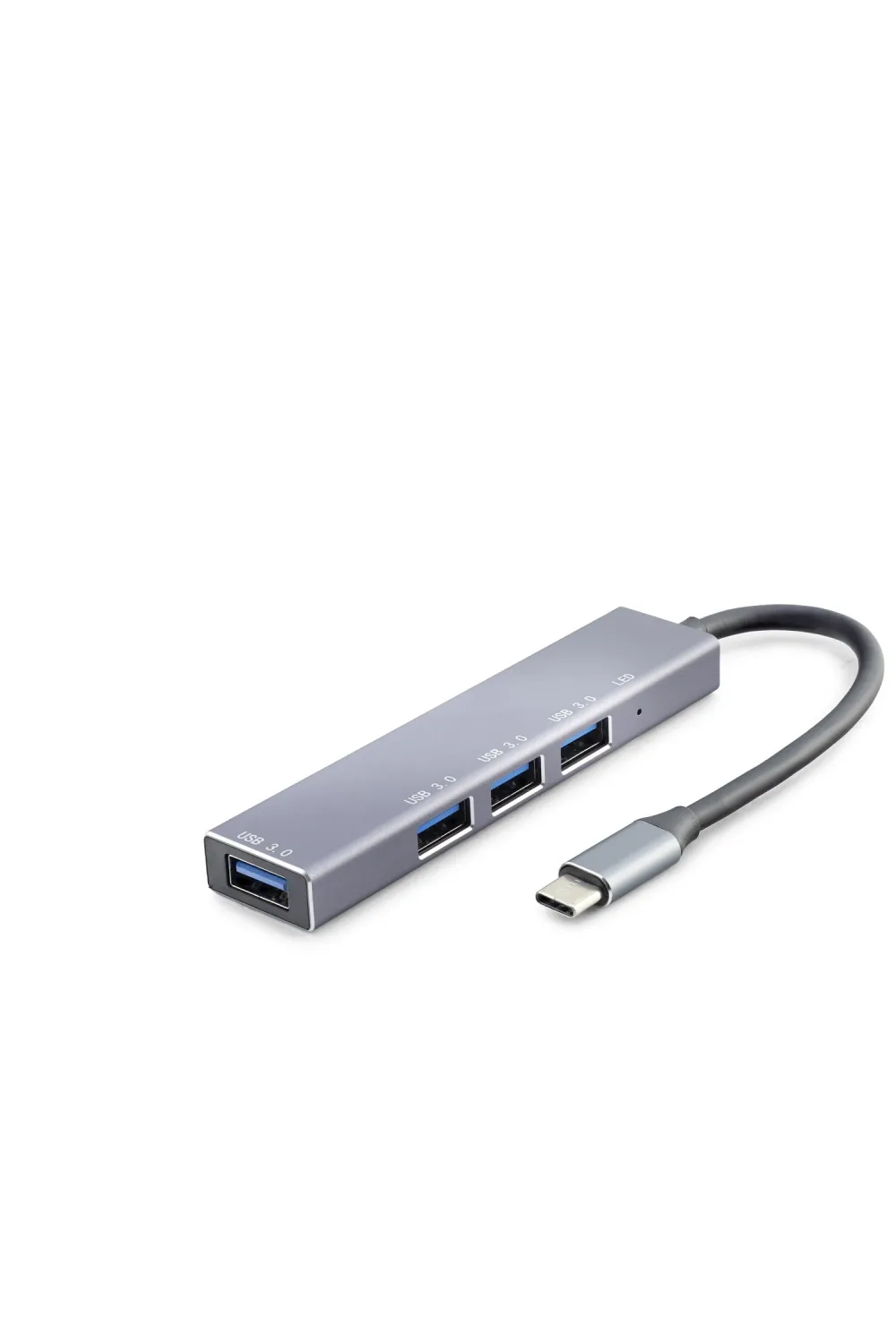Type-c 3.0 Hub 4 Port 5 Gbps Gri HDX7043