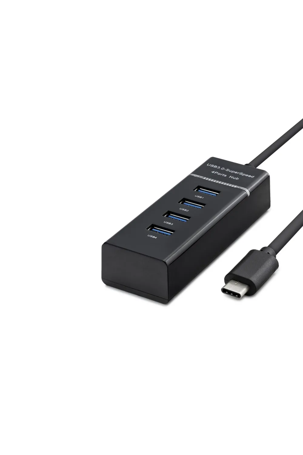 Type-C 3.0 Hub 4 Port 5 Gbps Siyah HDX7045