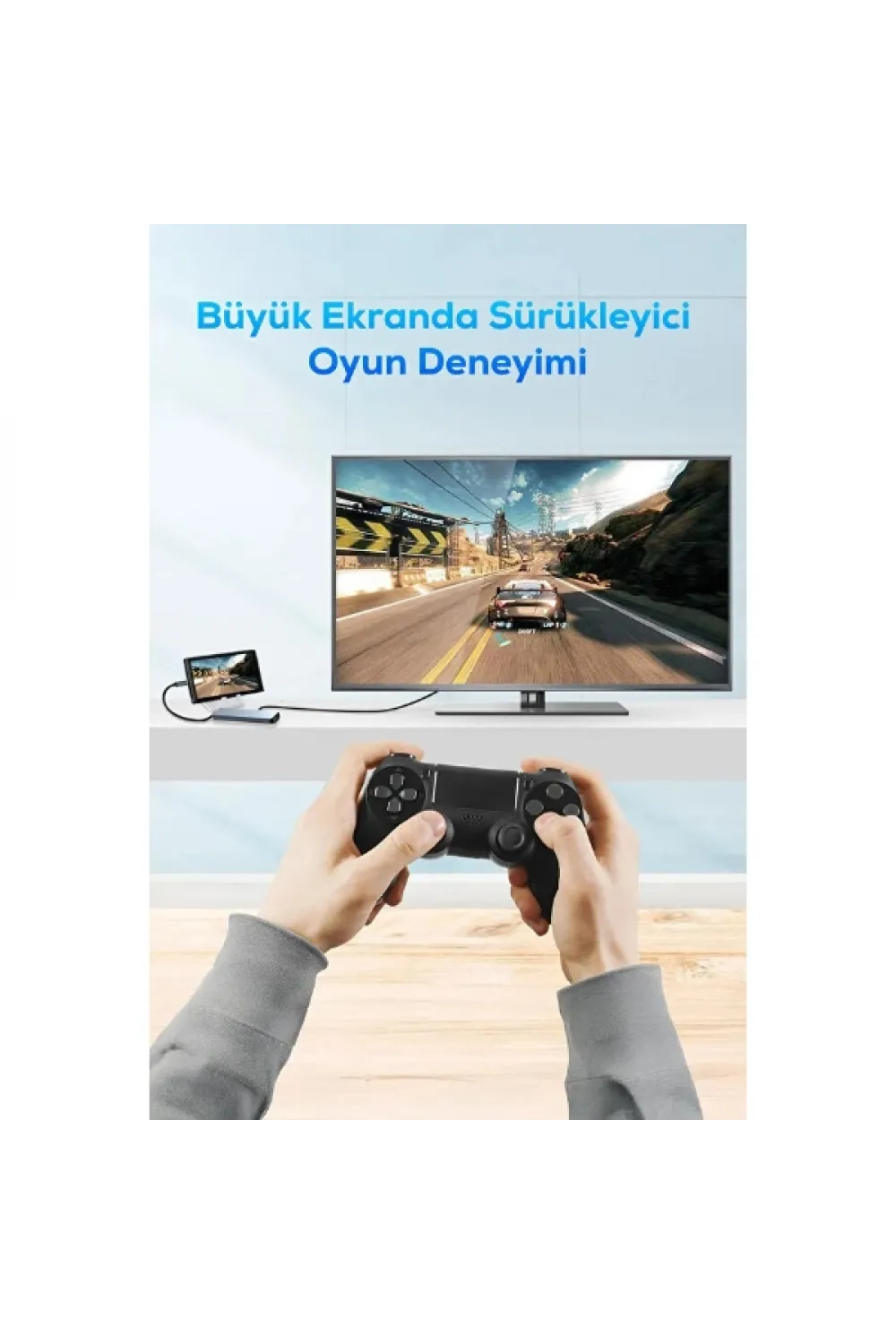 Type C Girişli 8 Port Dönüştürücü Ve Çoklayıcı