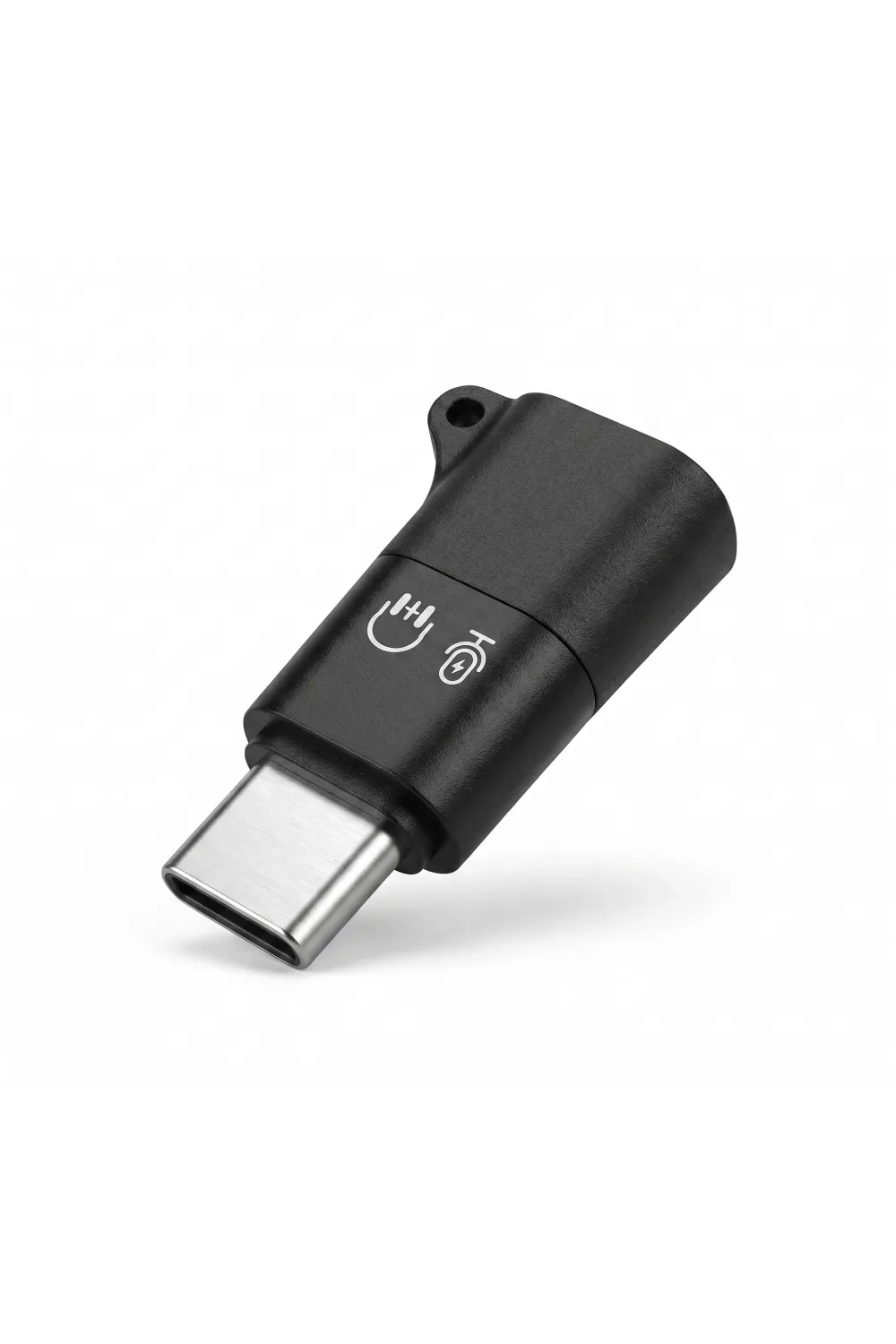 Type-C Kulaklık Mikrofon Ses Adaptörü Siyah HDX1085