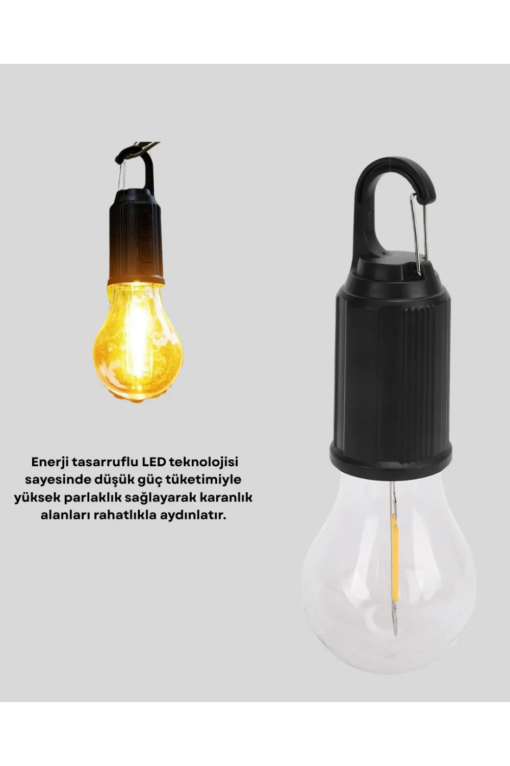 Type-c Şarjlı Led Kamp Lambası – Uzun Ömürlü Pil Ve Yüksek Parlaklık