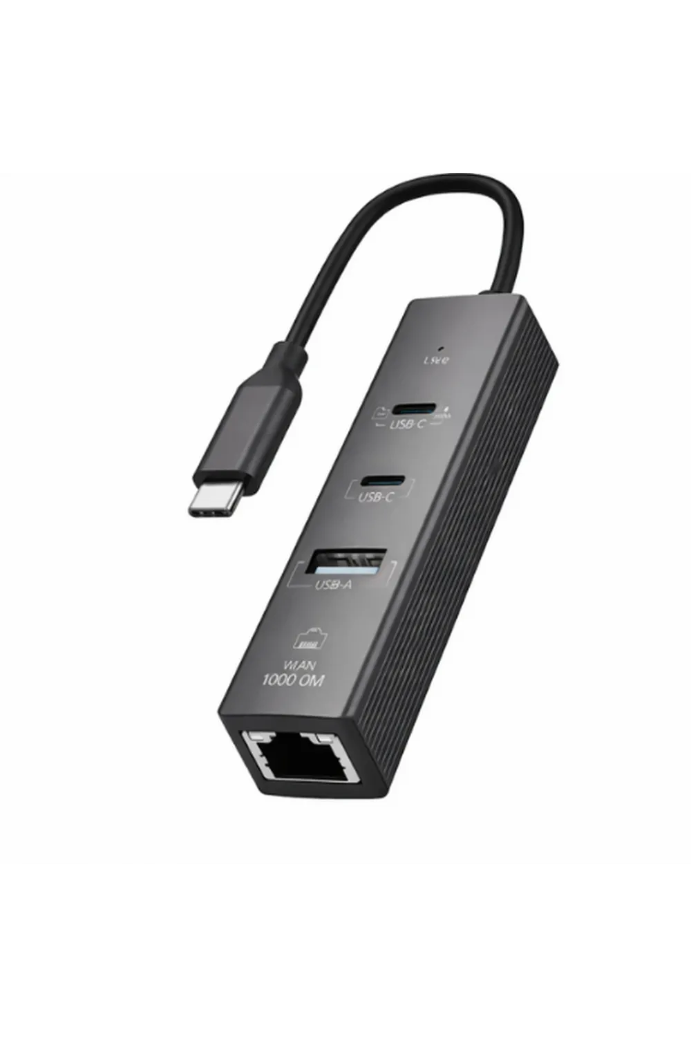 Type-C To 2 Type- Usb Gigabit Ethernet ZR1207