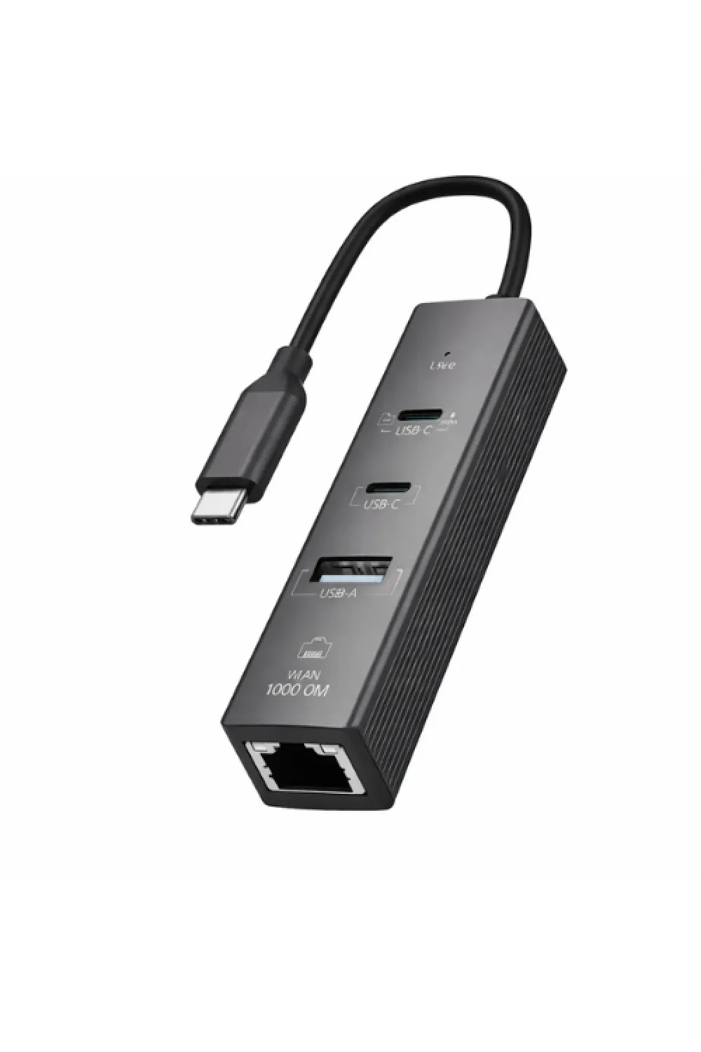 Type-C To 2 Type- Usb Gigabit Ethernet ZR1207