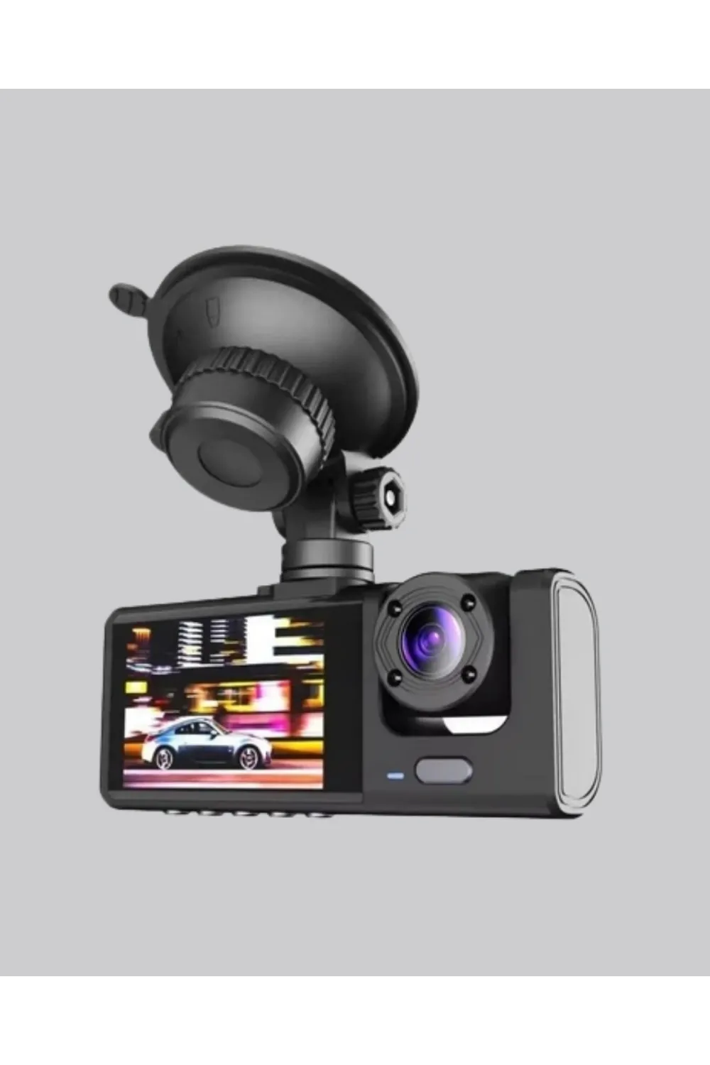 Üç Kameralı Araç Dvr Full Hd Gece Görüşlü Ve 2 İnç Ips Ekranlı