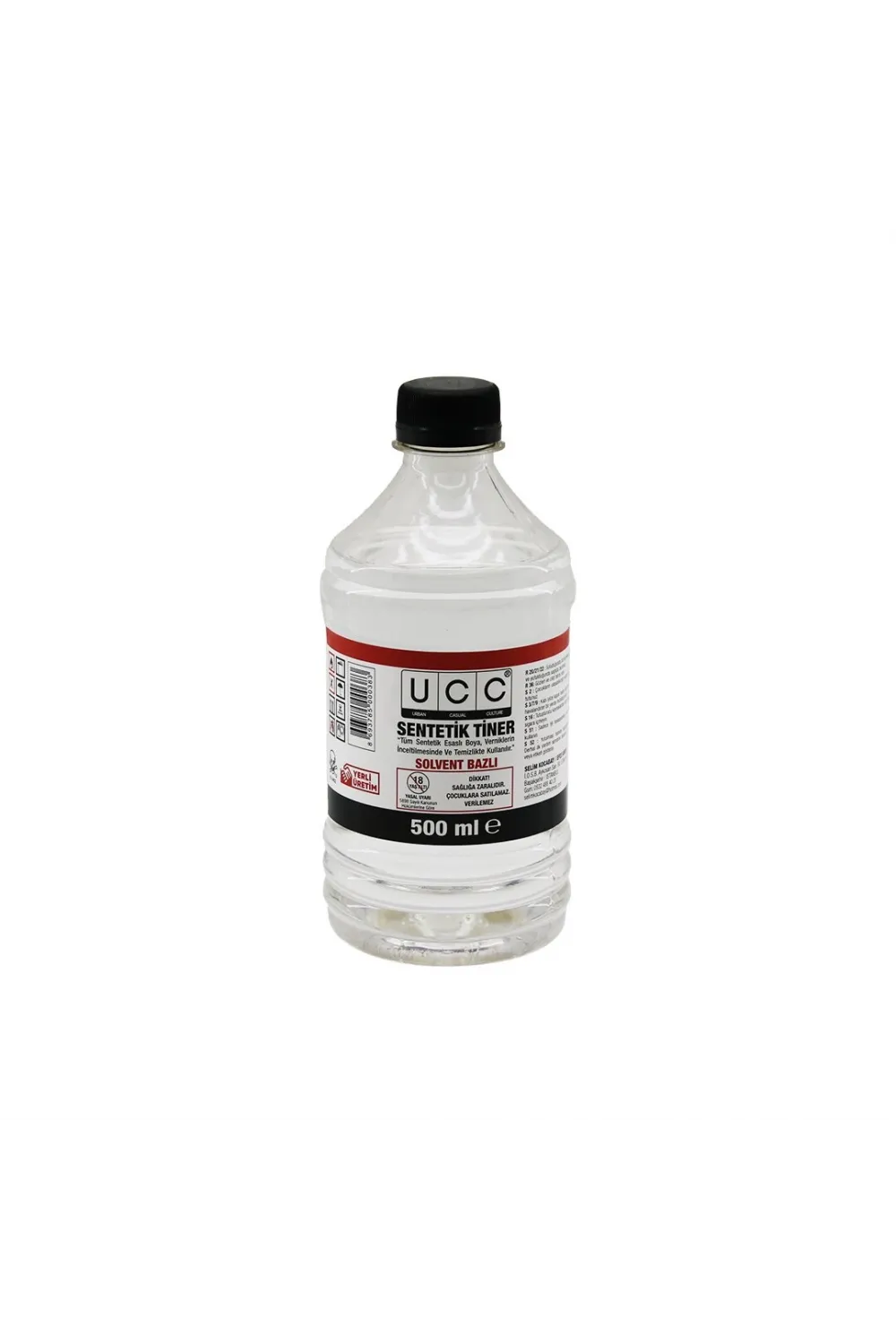 Ucc 500 Ml Sentetik Tiner Solvent Bazlı IEGVA99