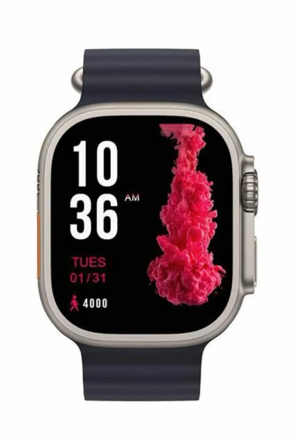 Ultra Akıllı Saat 49 Mm Çift Kordonlu Arama Cevaplama Bluetooth Bağlantılı