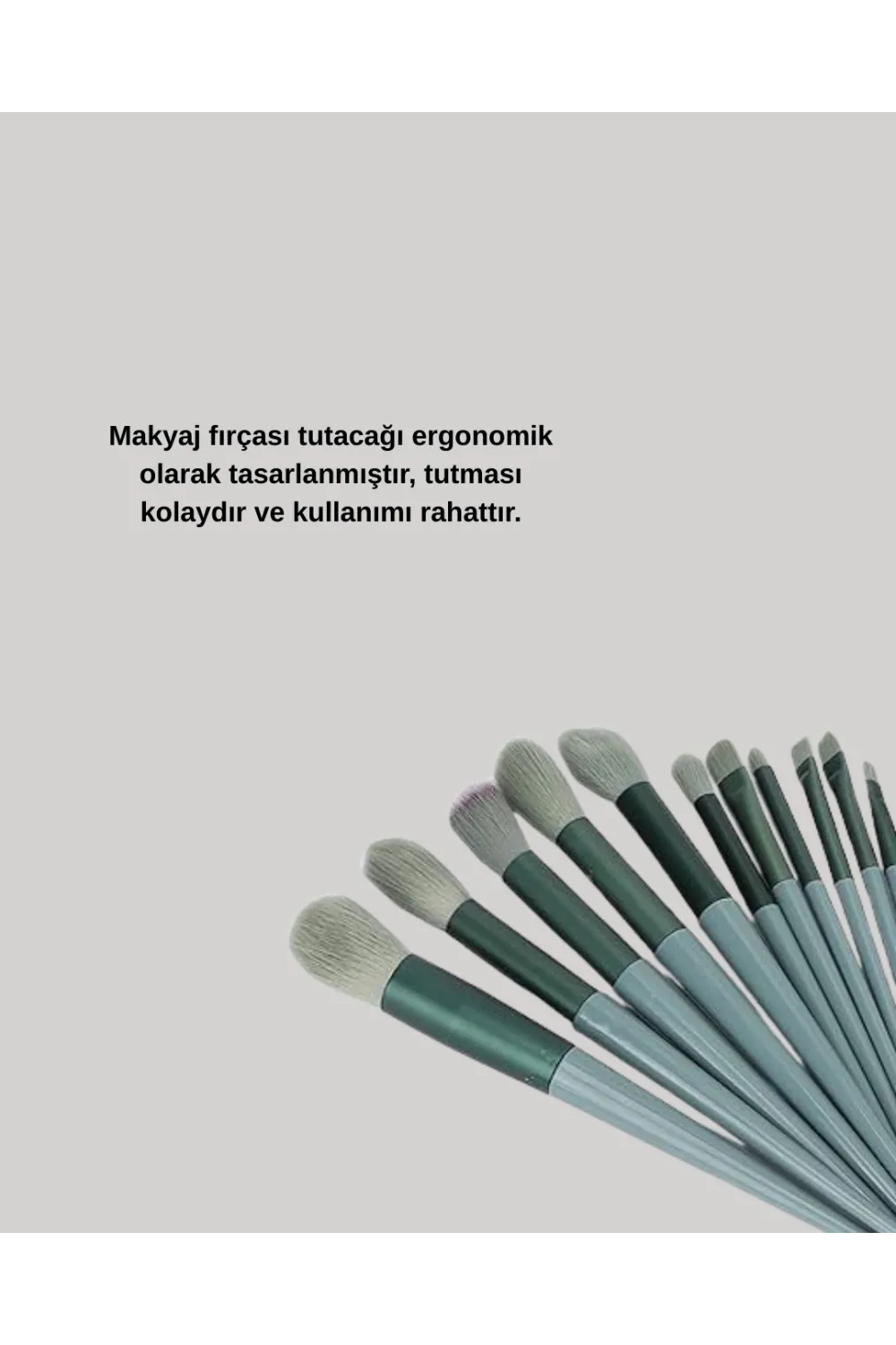 Umuşak Kıllı Estetik Tasarımlı 13lü Makyaj Fırçası Seti Günlük Ve Profesyonel Kullanım