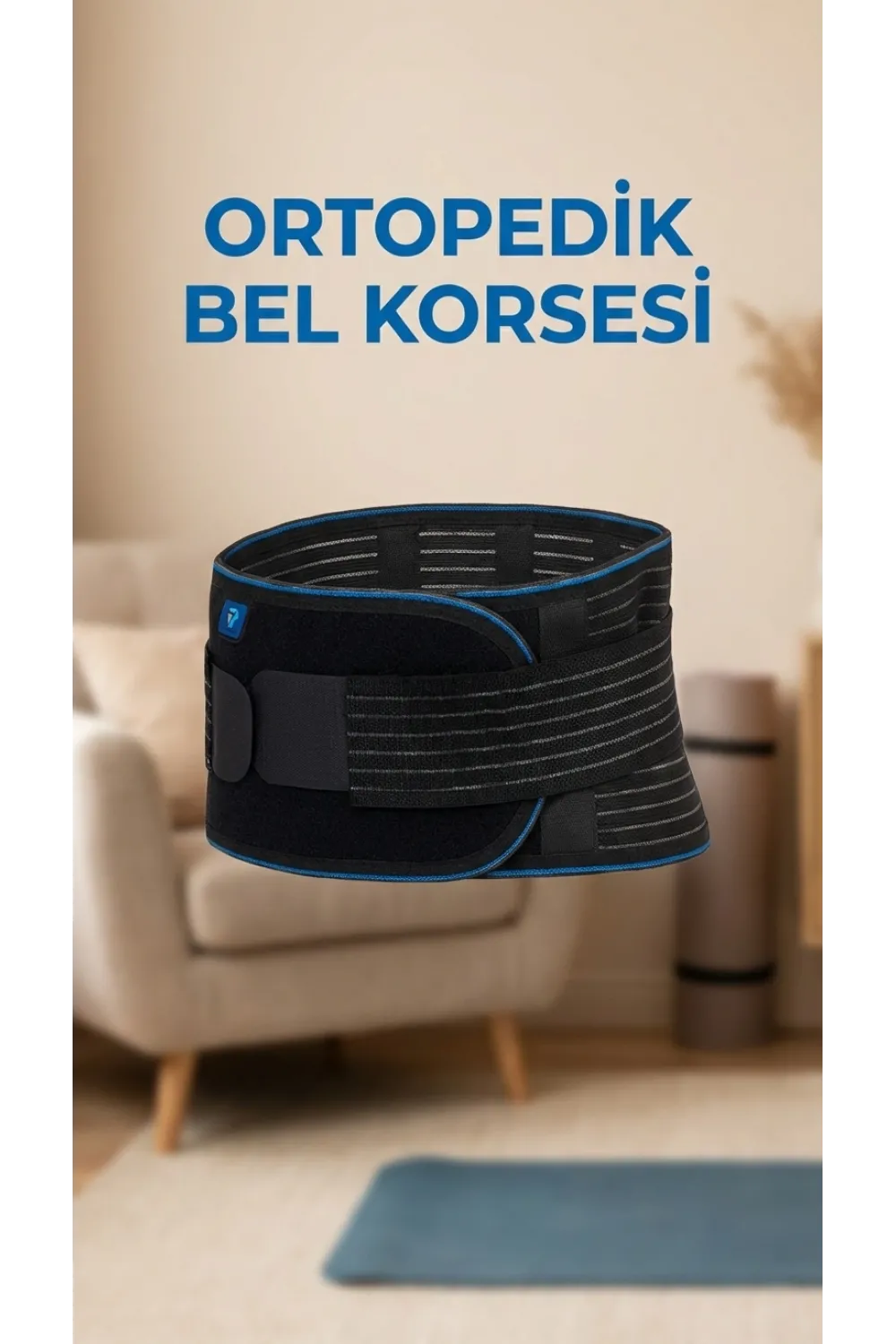 Unisex Ayarlanabilir Ortopedik Bel Destekli Çalışma Korsesi