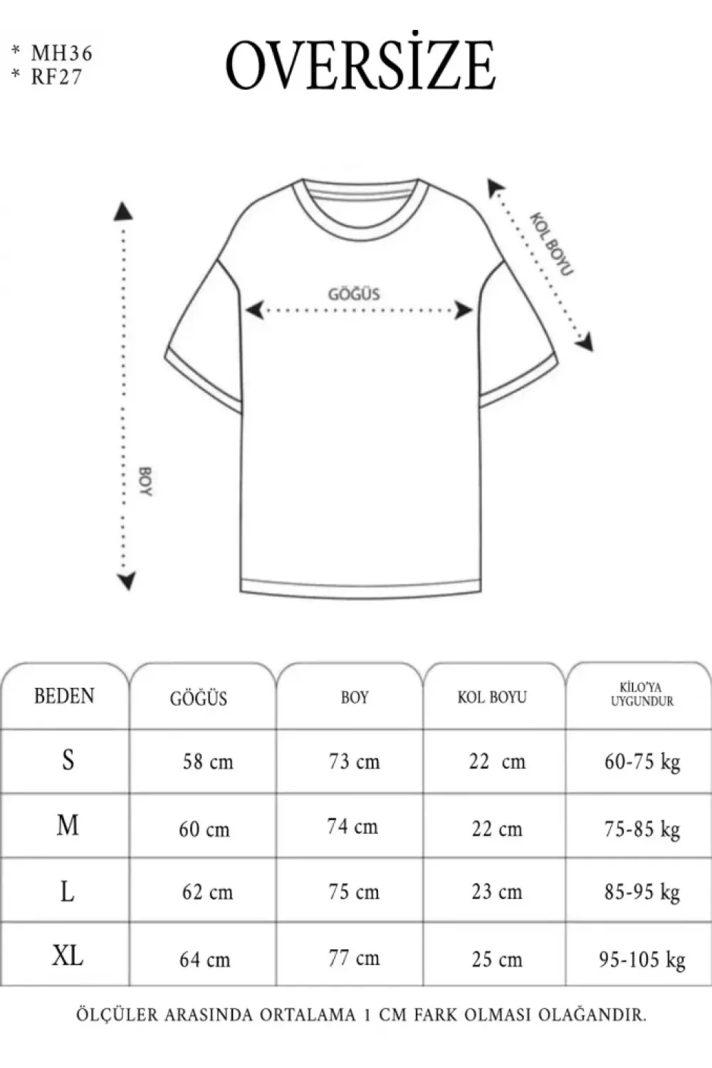 Unisex Bisiklet Yaka Baskılı Double Oversize T-Shirt - Siyah