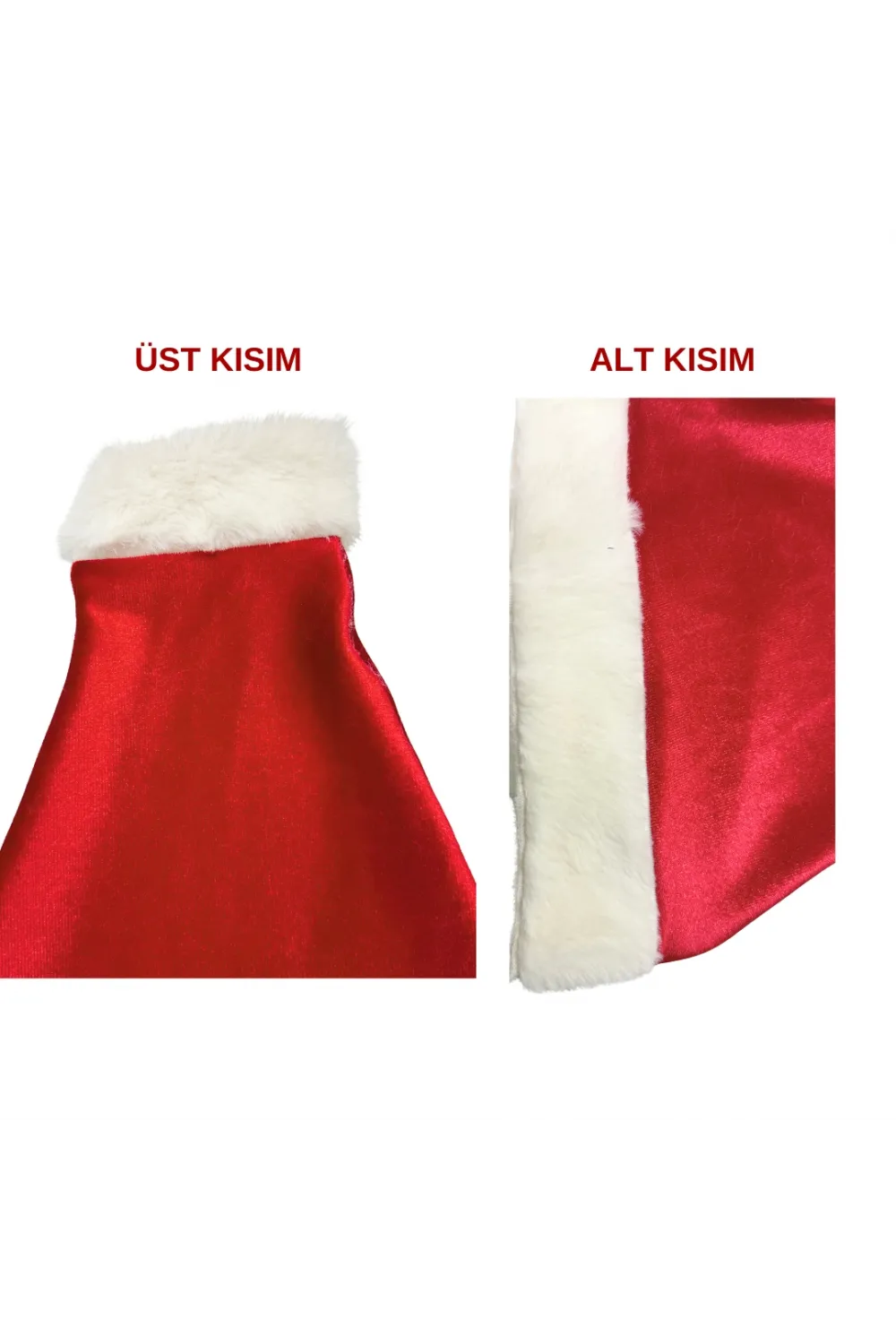 Unisex Seksi Kadife Yılbaşı Şapkası TG279302