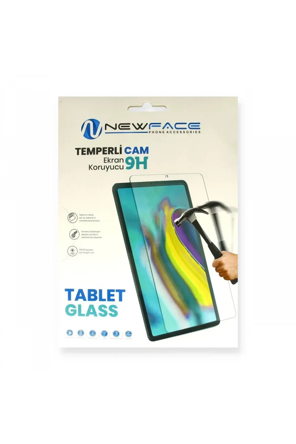 Universal 6.8 Tablet Cam Ekran Koruyucu