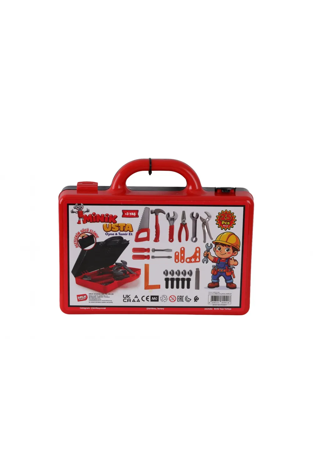 URT037-003 25 PCS ÇANTALI TAMİR SETİM MİNİK USTA
