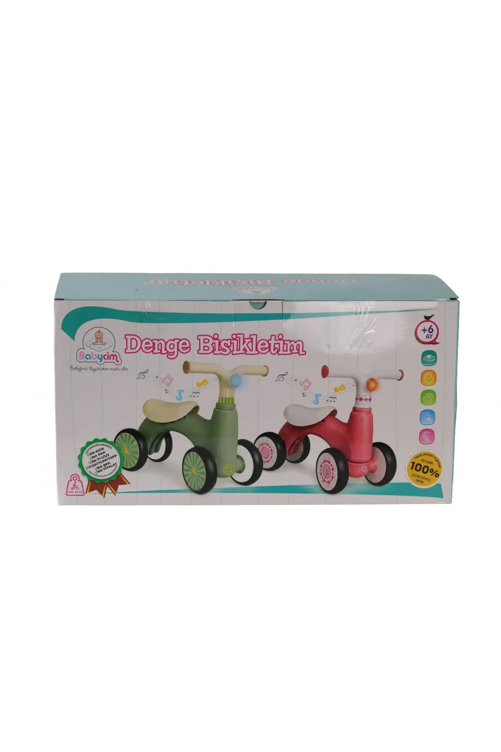 URT047001-YEŞİL BABYCİM DENGE BİSİKLETİ