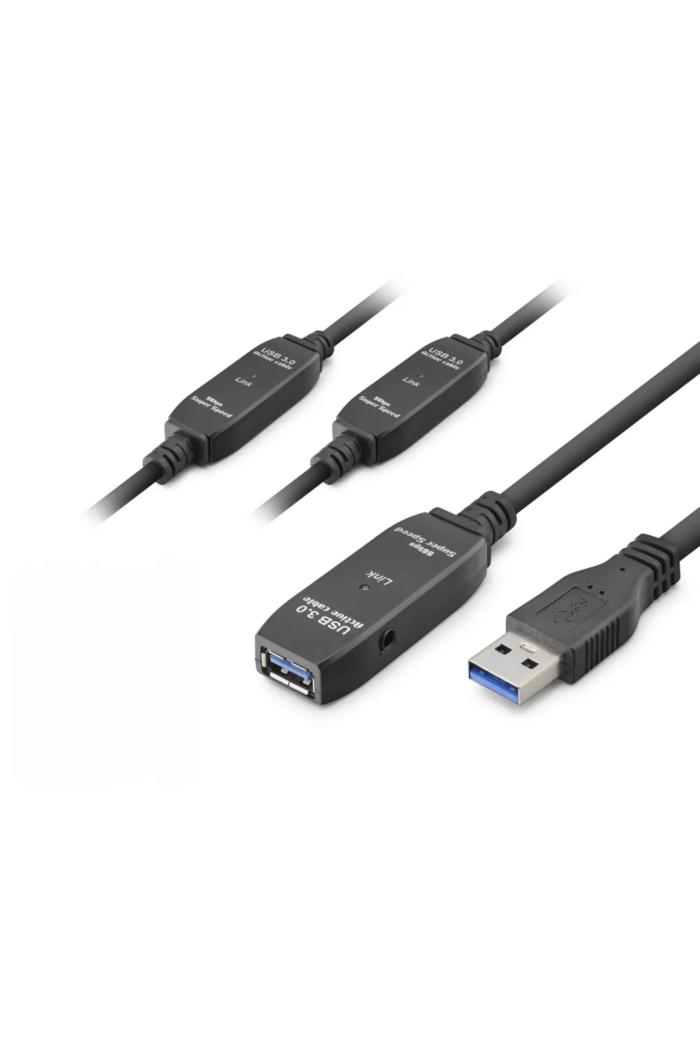Usb 3.0 Active Repeater Uzatma Kablosu 20 M Siyah HDX7564