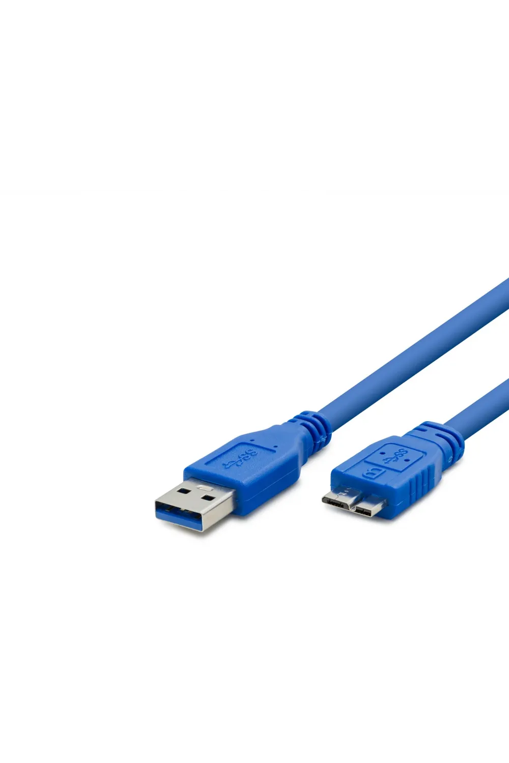 Usb 3.0 To Micro-B 3.0 Harddisk Kablosu 30 Cm - Mavi HDX7518