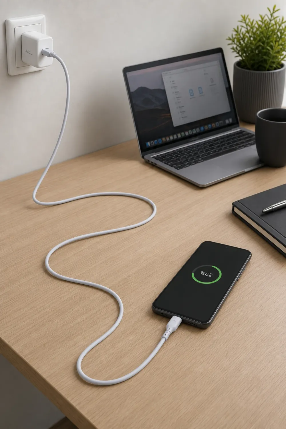 Usb-a To Type-c 2 Metre Hızlı Şarj Kablosu