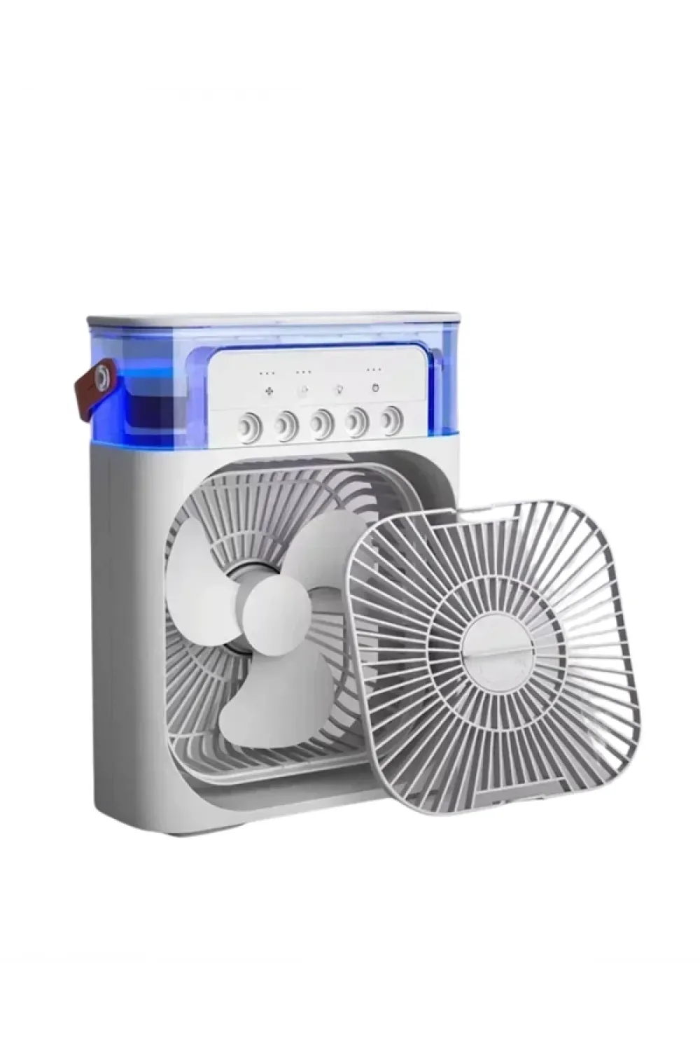 Usb Bağlantılı 3ü 1 Arada Nemlendirici Mini Klima Fan | 7 Renk Işıklı
