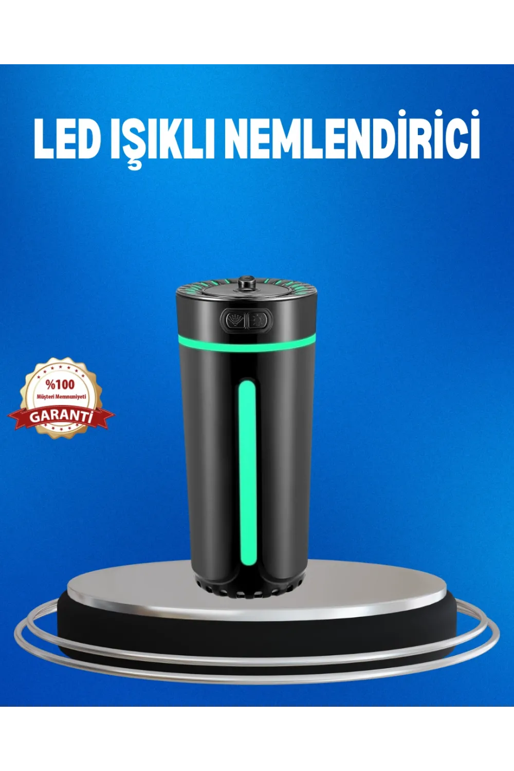 Usb Bağlantılı Led’li Hava Nemlendirici Aromaterapi Buhar Difüzörü