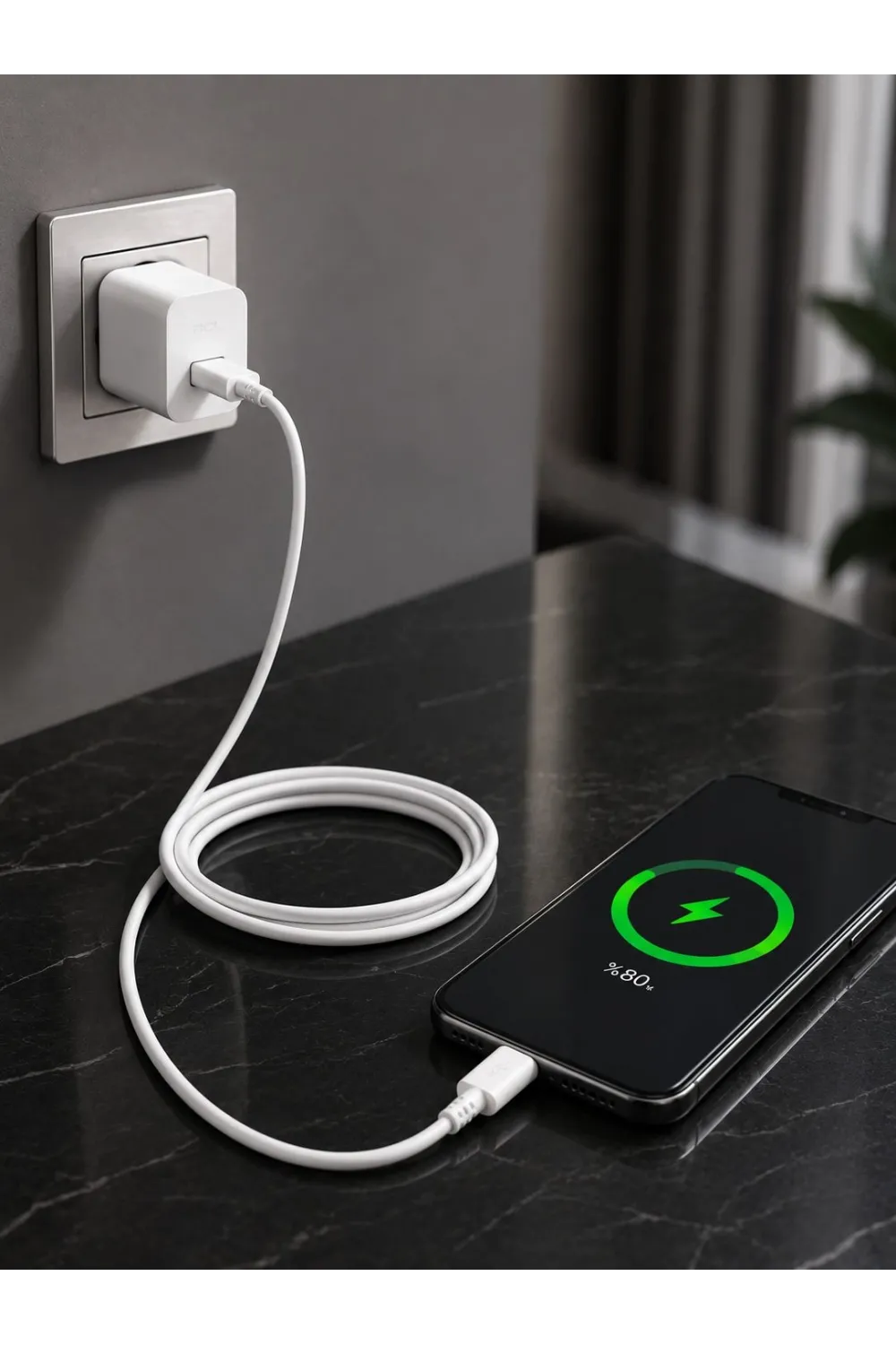 Usb Hızlı Şarj Aleti 2M