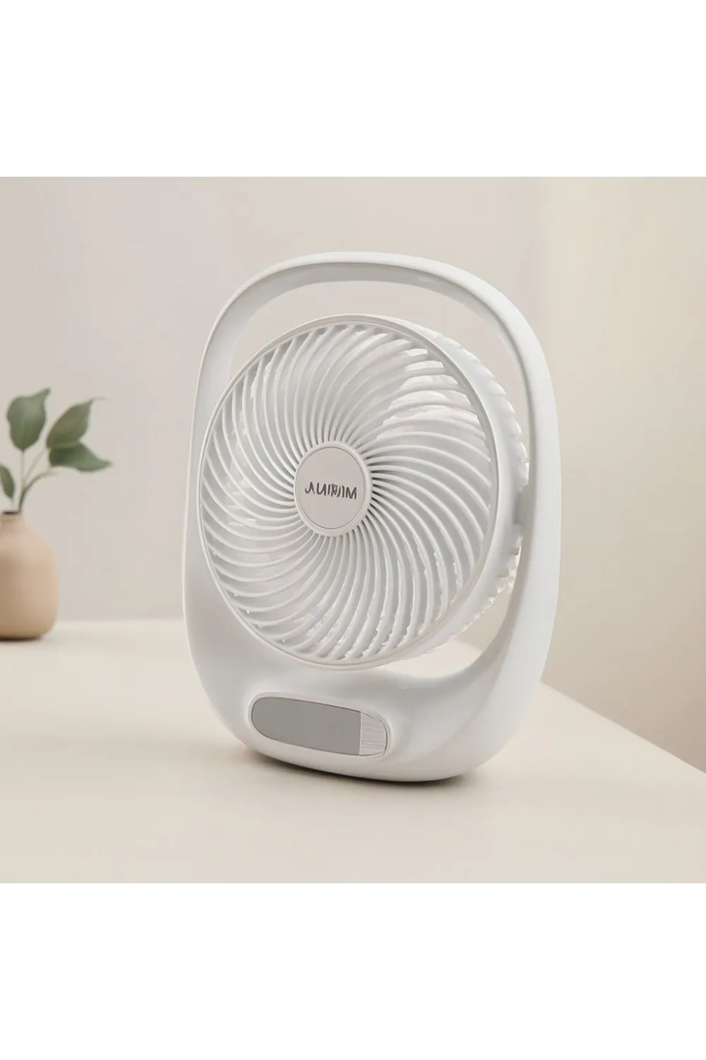 USB Masaüstü Fan 20 cm 3 Kademe Işıklı