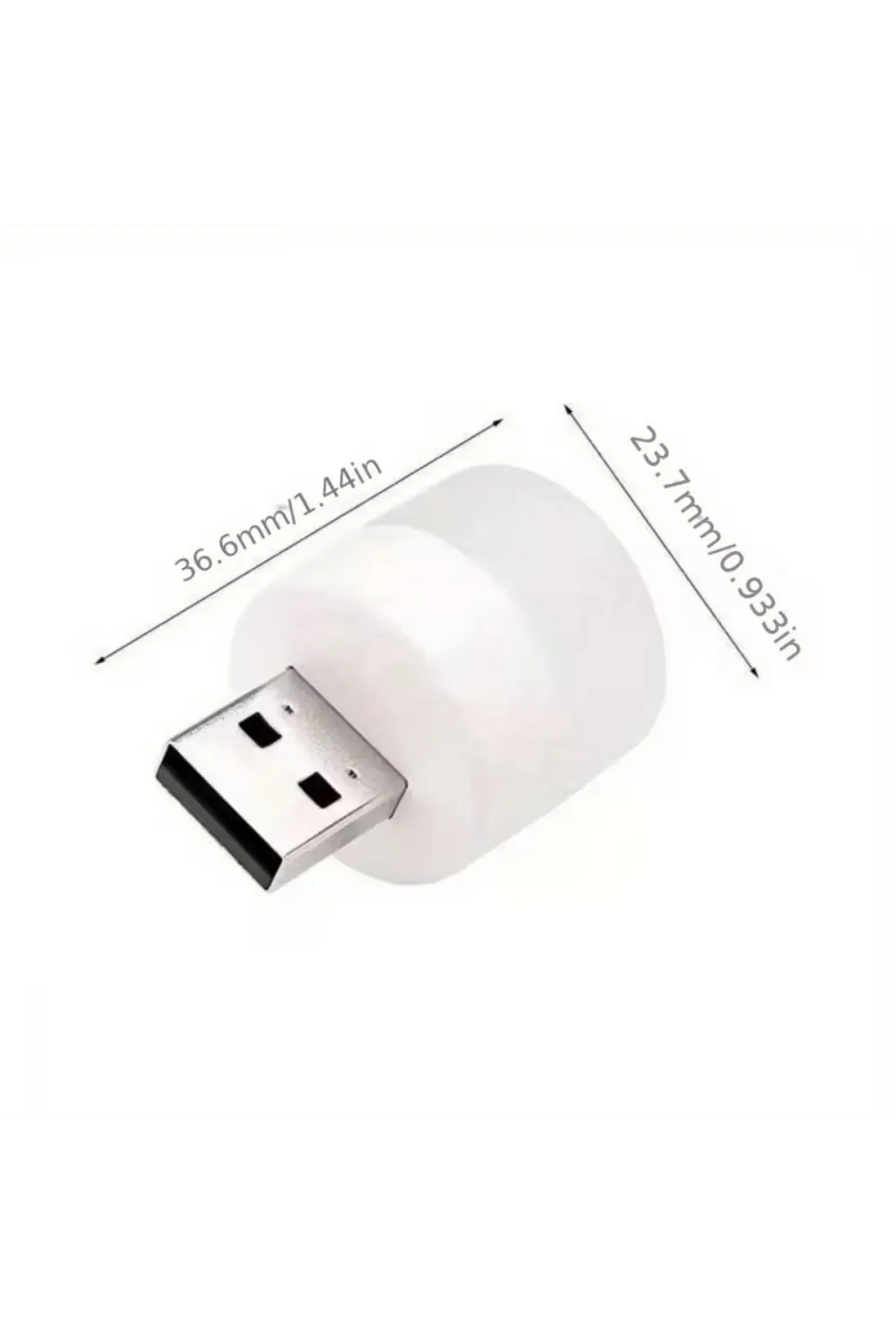 Usb Mini Top Led 10’lu Aydınlatma Seti – Beyaz Renkli Gece Lambası, Enerji Tasarruflu Mikro Led Işıklar