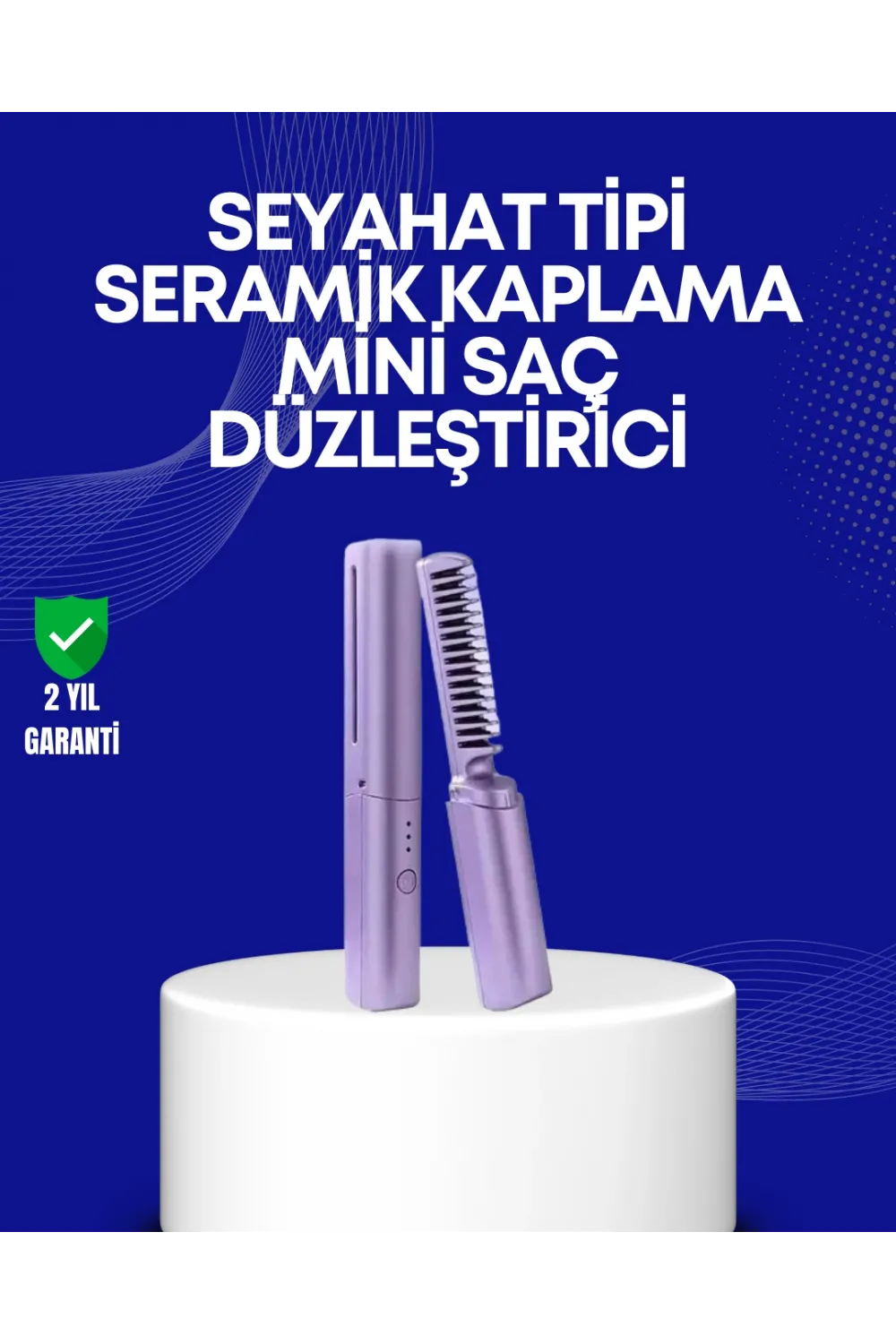Usb Şarjlı Kablosuz Saç Düzleştirici – Hızlı Ve Pratik