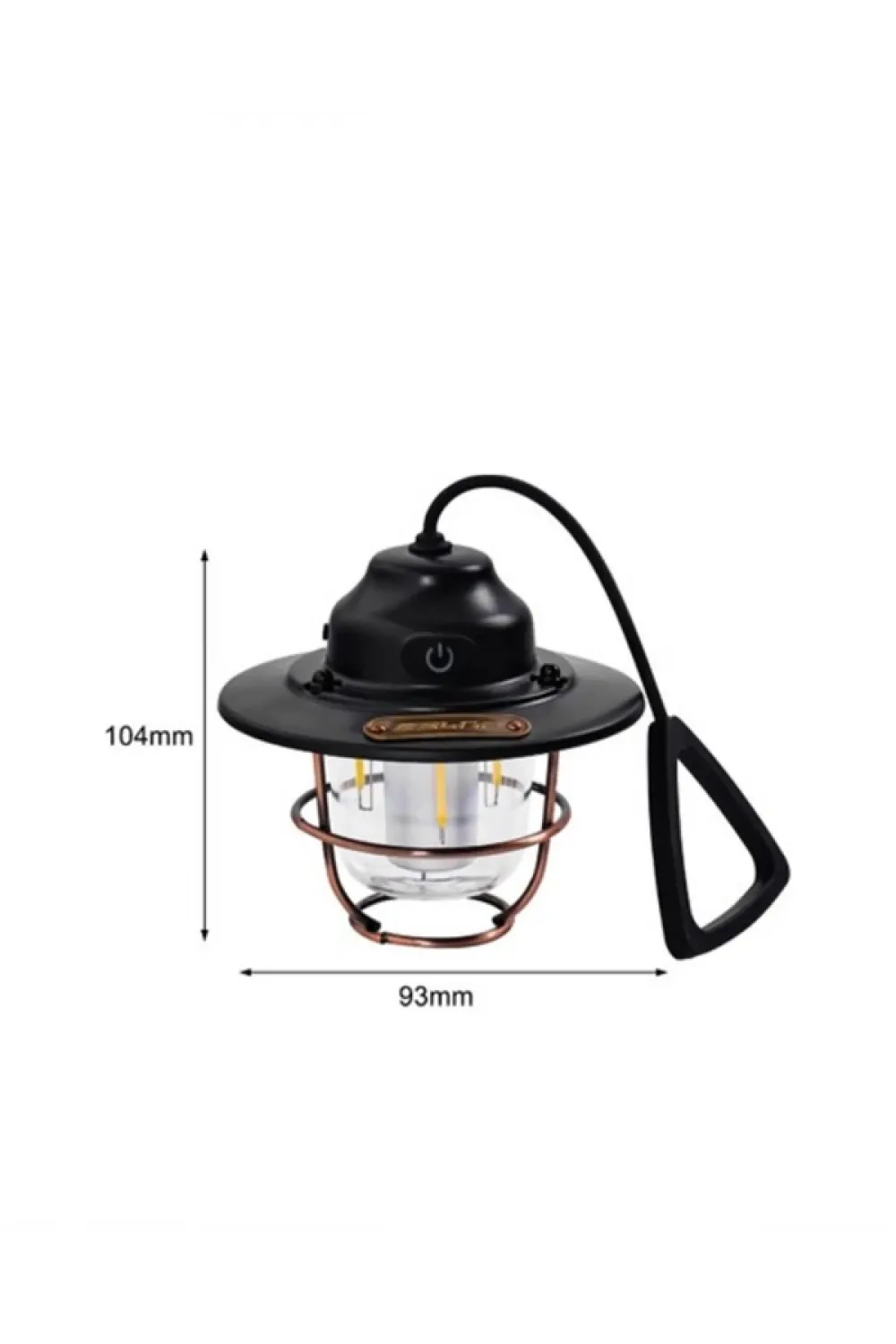 Usb Şarjlı Retro Led Kamp Feneri – 4 Işık Modu, Su Geçirmez, Taşınabilir