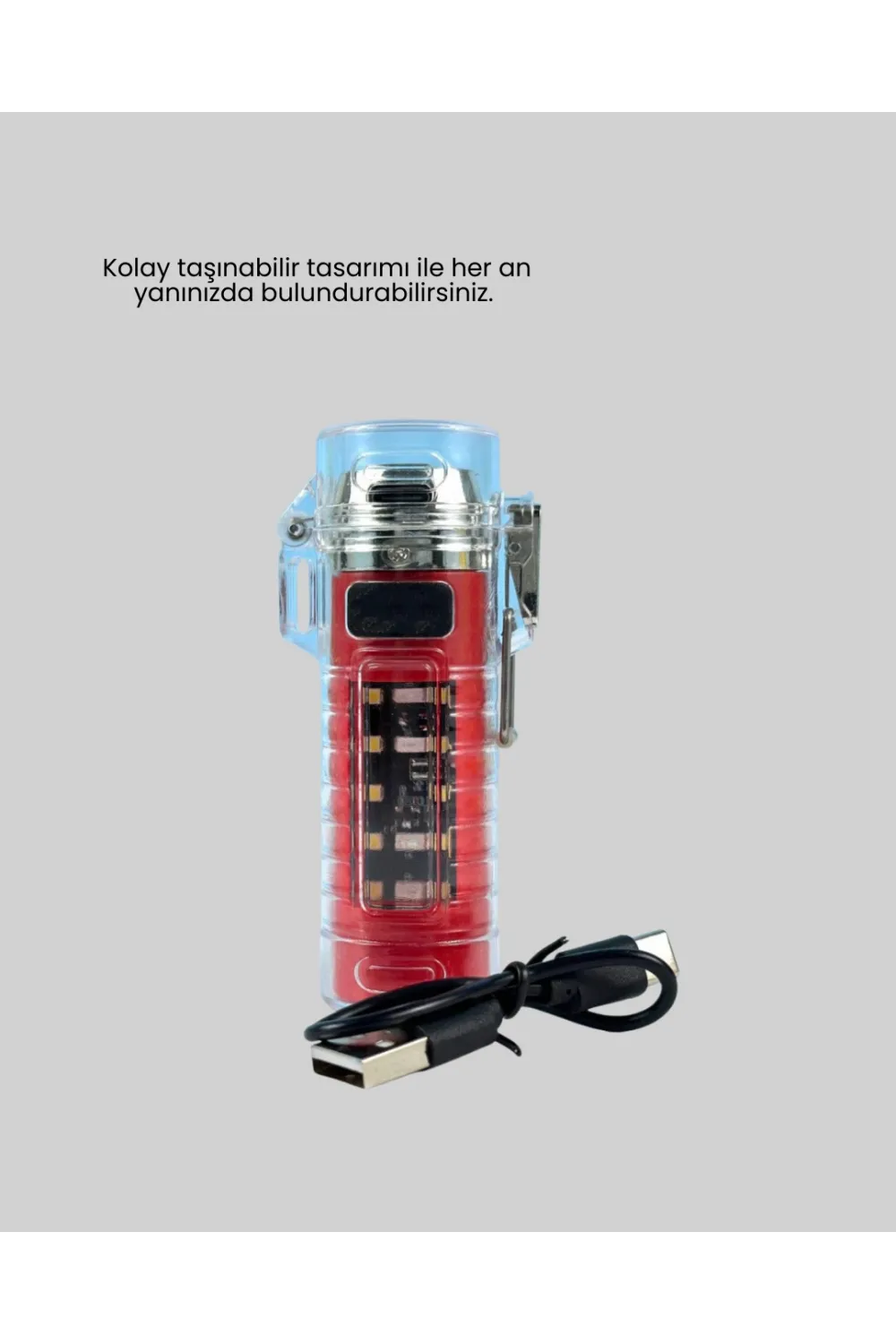 Usb Şarjlı Suya Dayanıklı Elektrikli Çakmak
