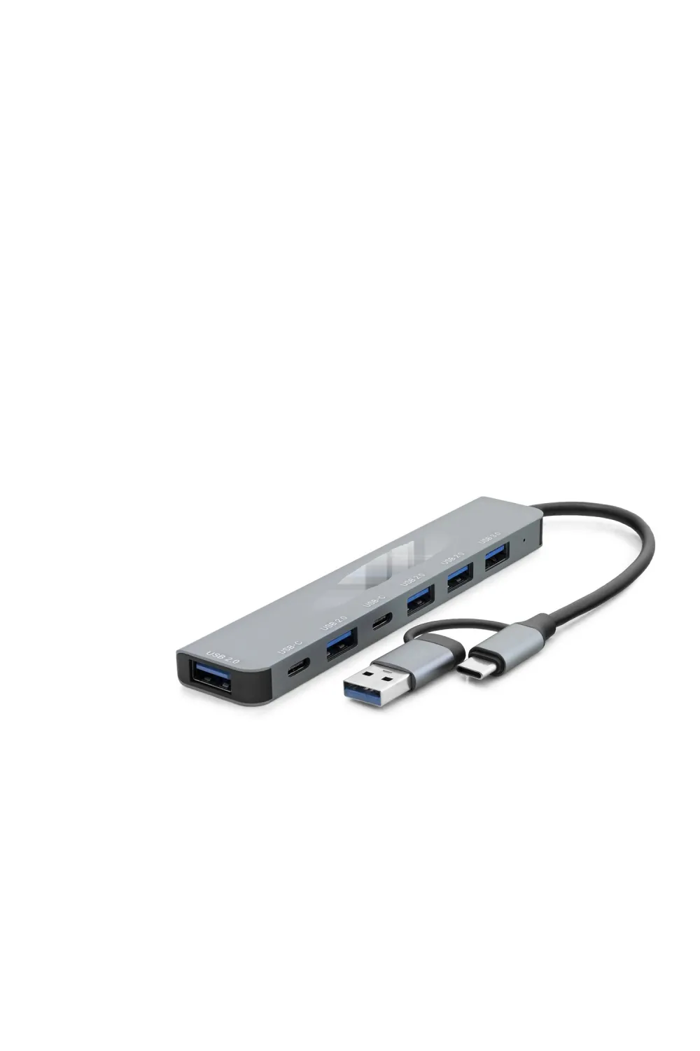 Usb Type-C 3.0 Hub 7 Port Gri HDX7827