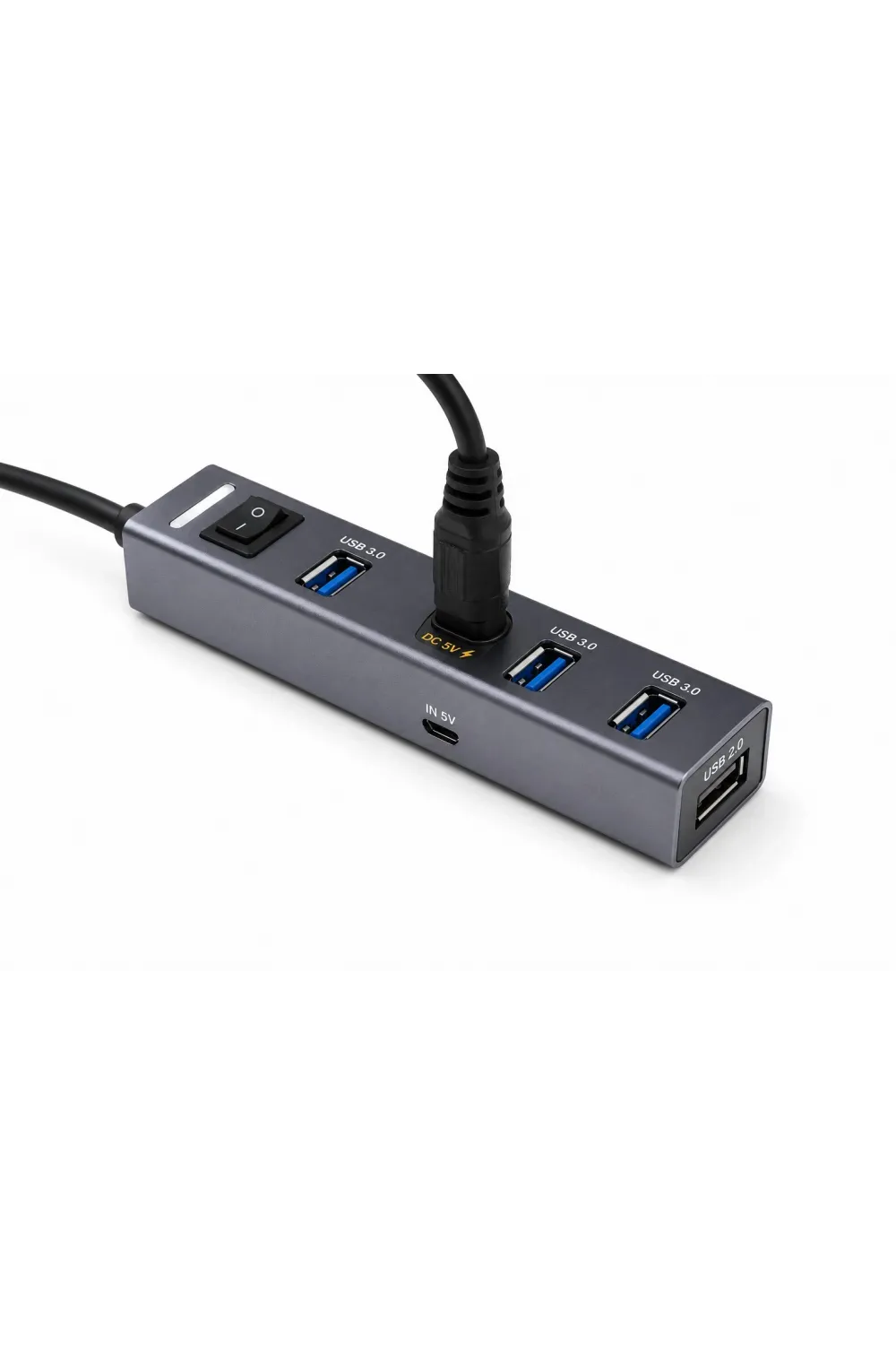 Usb Type-c 3.1 Gen1 Hub 4 Port 5 Gbps Gri TU360