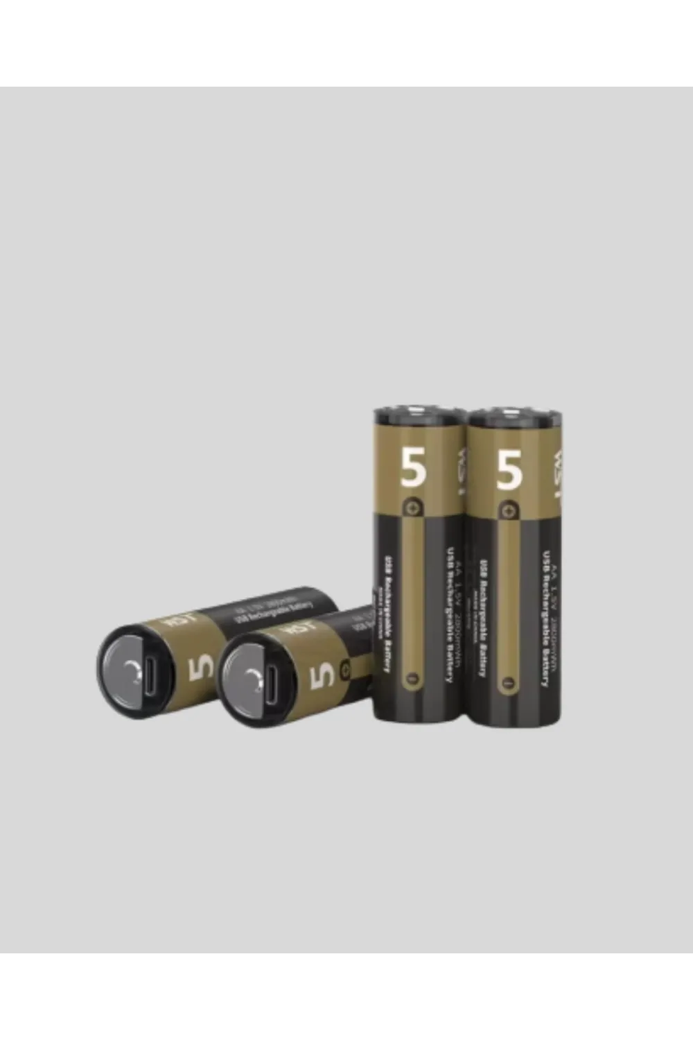 Usb Type-c Girişli Şarjlı Aa Lityum Pil | 1.5v Sabit Çıkış | 3200mwh (2li Paket)