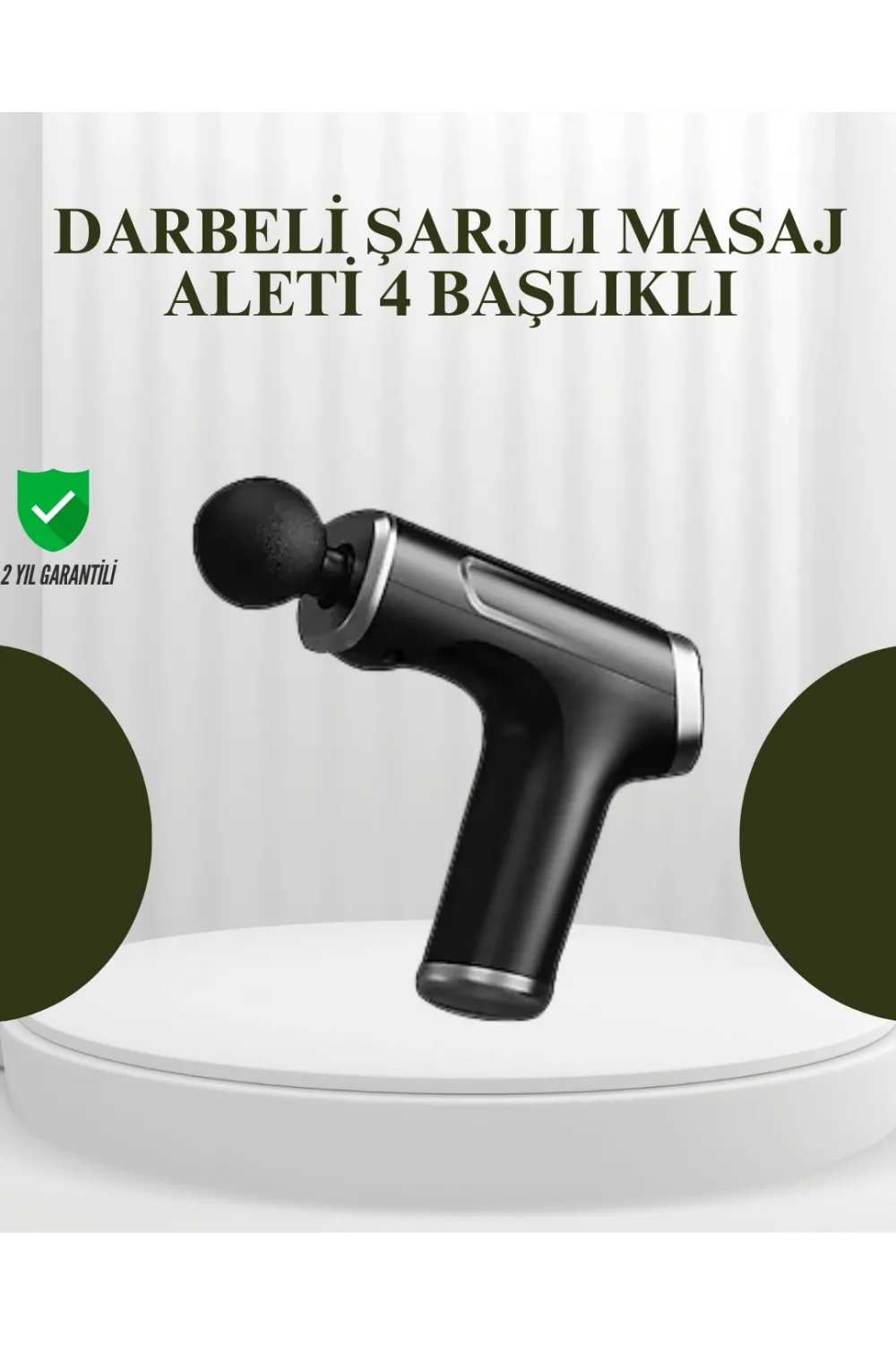 Usb Type-c Şarjlı Taşınabilir Masaj Tabancası
