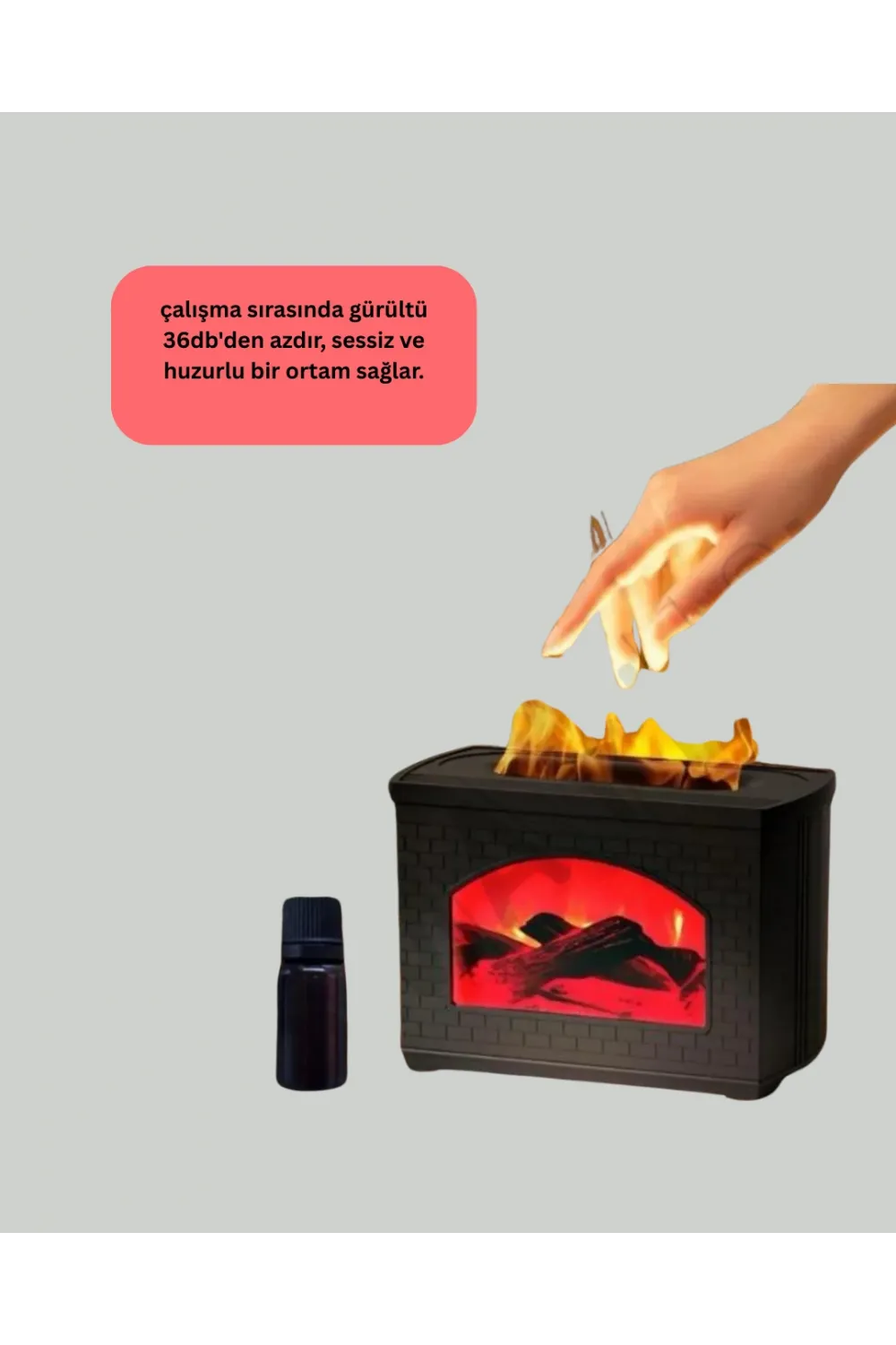 Usb Ultrasonik Hava Nemlendirici Ayarlanabilir Sis Ve Aromaterapi Özellikli