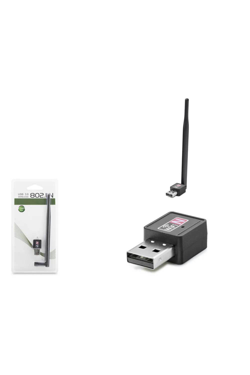 Usb Wifi Adaptör 150 Mbps - Siyah LV-UW02T