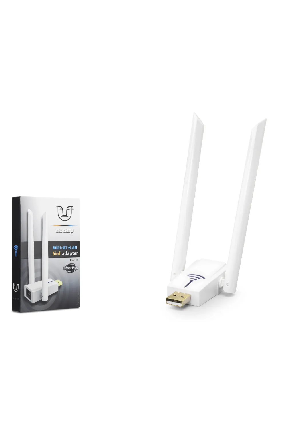 Usb Wifi Bluetooth Ethernet Adaptör 150 Mbps W119