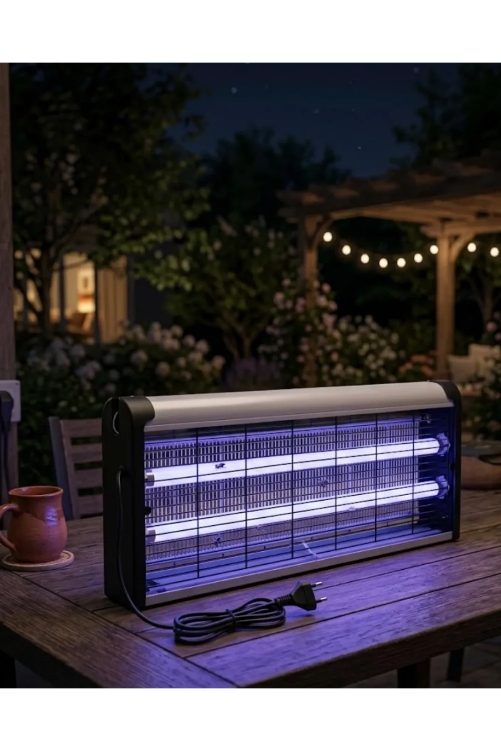 Uv Işıklı Elektrikli Sinek Savar 10w Sessiz Haşere Öldürücü Lamba