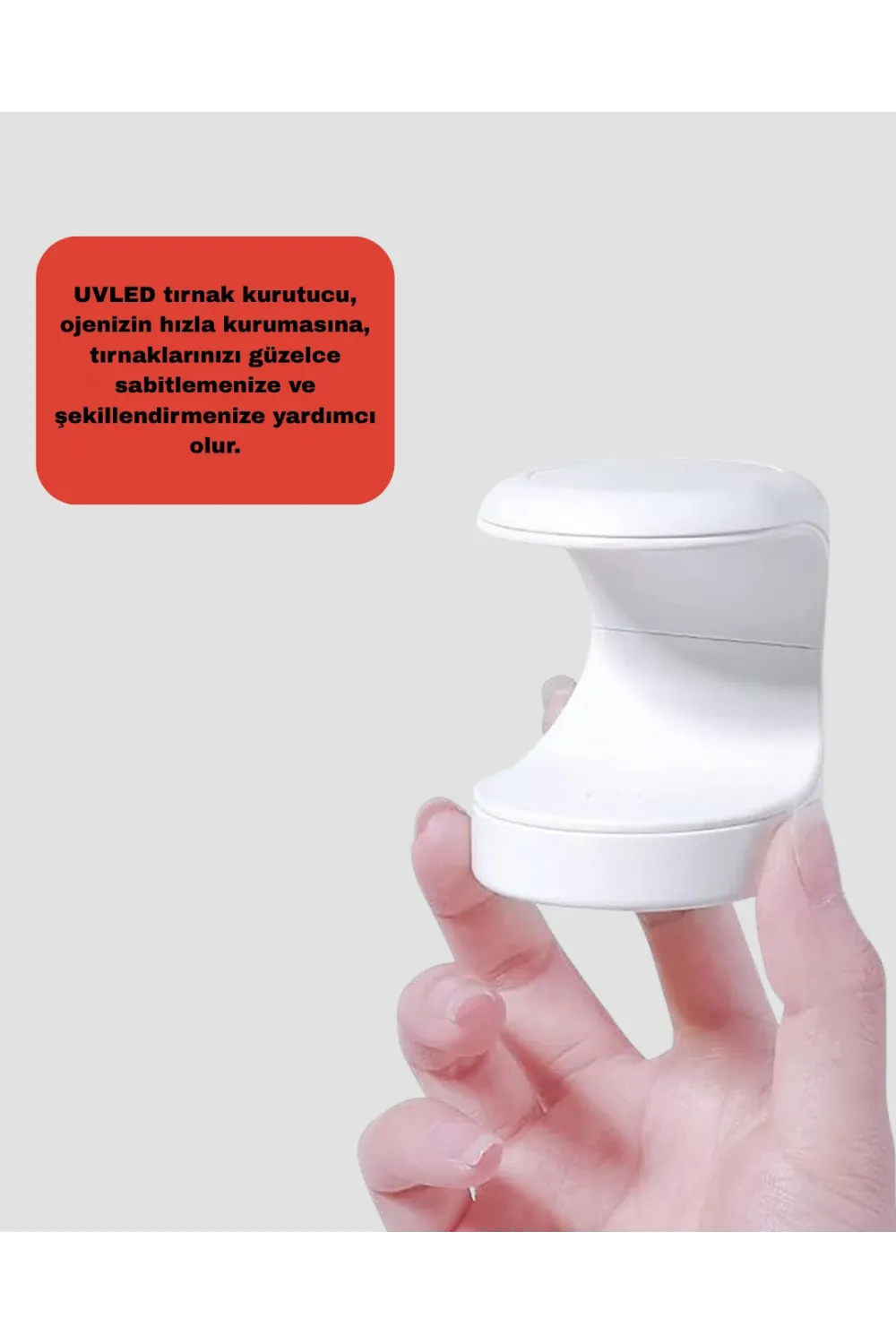 Uv Ve Led Jel Kurutmaya Uygun – Çift Dalga Boylu Mini Kurutucu
