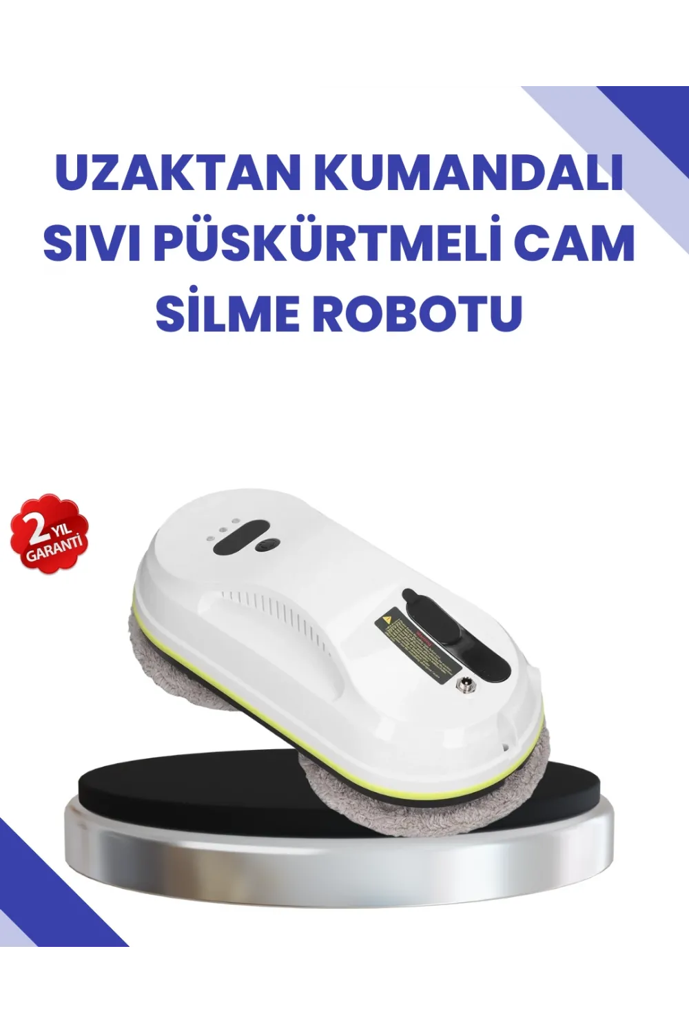 Uzaktan Kumandalı Akıllı Cam Ve Pencere Temizleme Robotu