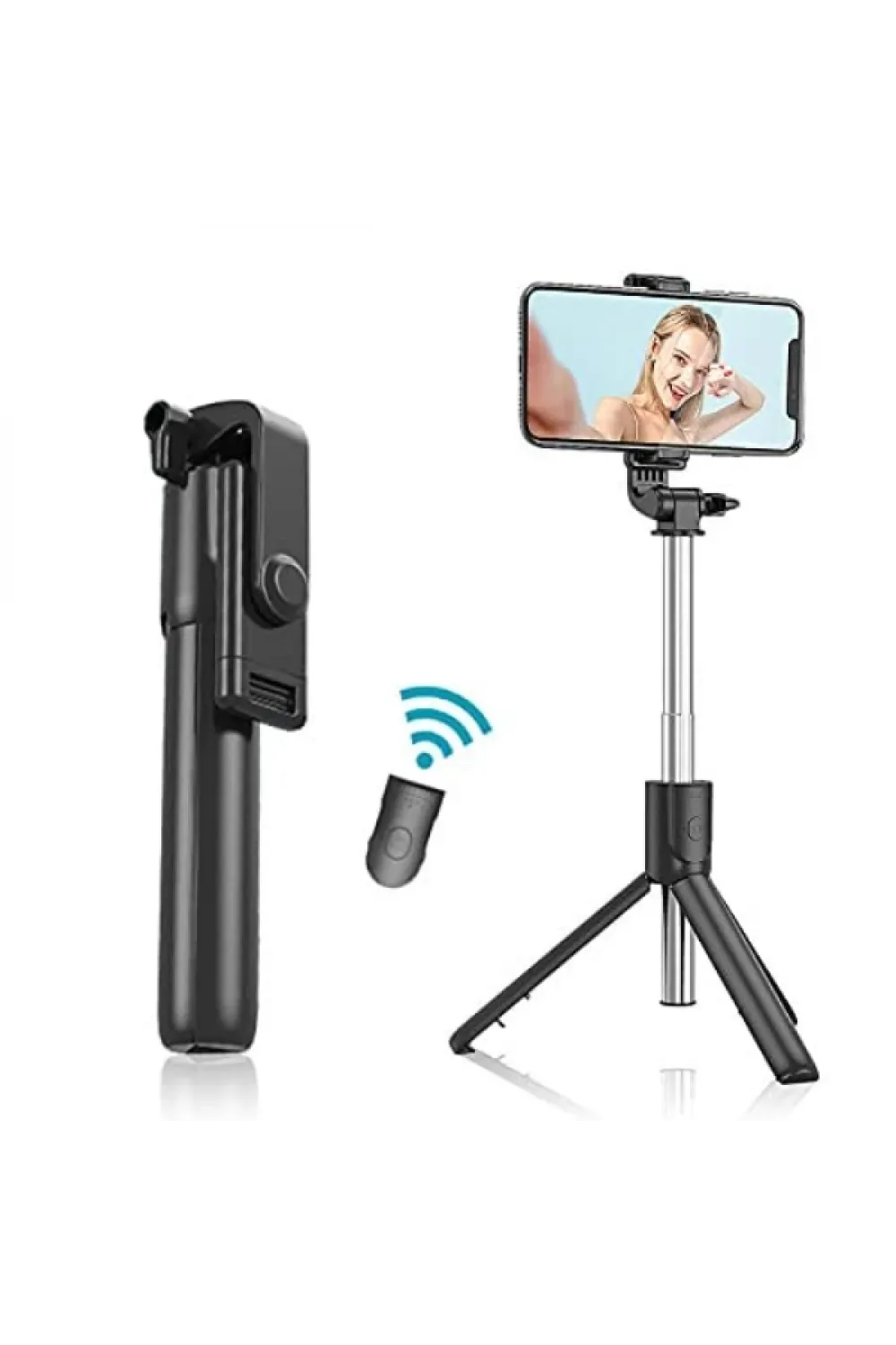 Uzaktan Kumandalı Tripod Özellikli Selfie Çubuğu