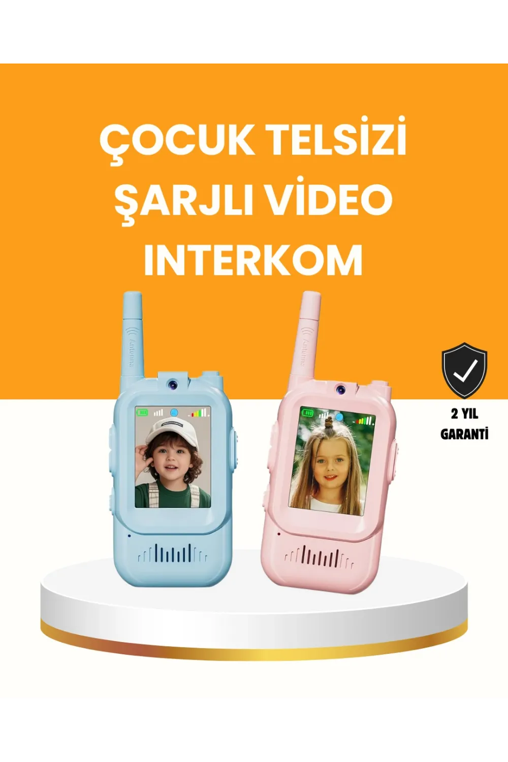 Uzun Menzilli Video Walkie Talkie Eğitici Ve Eğlenceli Oyuncak