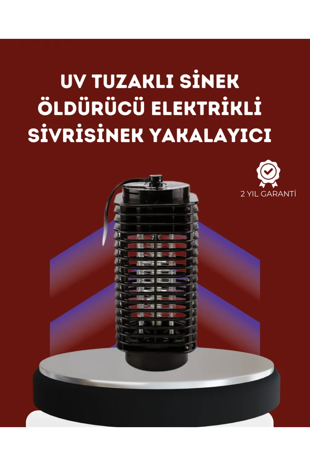 Uzun Ömürlü Elektrikli Sivrisinek Katili – Sessiz Çalışma, Güçlü Performans