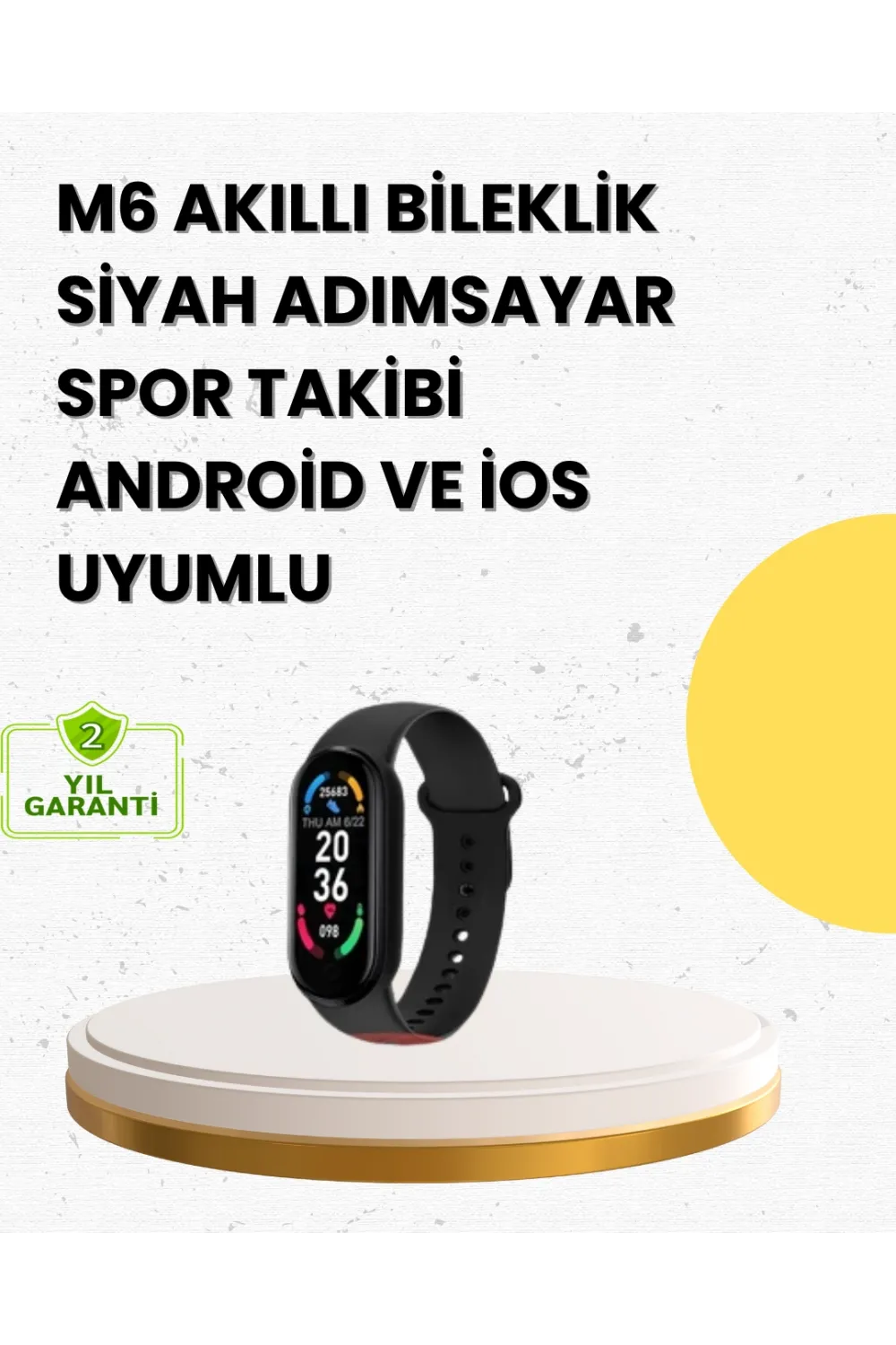 Uzun Şarjlı Spor Akıllı Saat – Adımsayar Ve Nabız Ölçer Özellikli