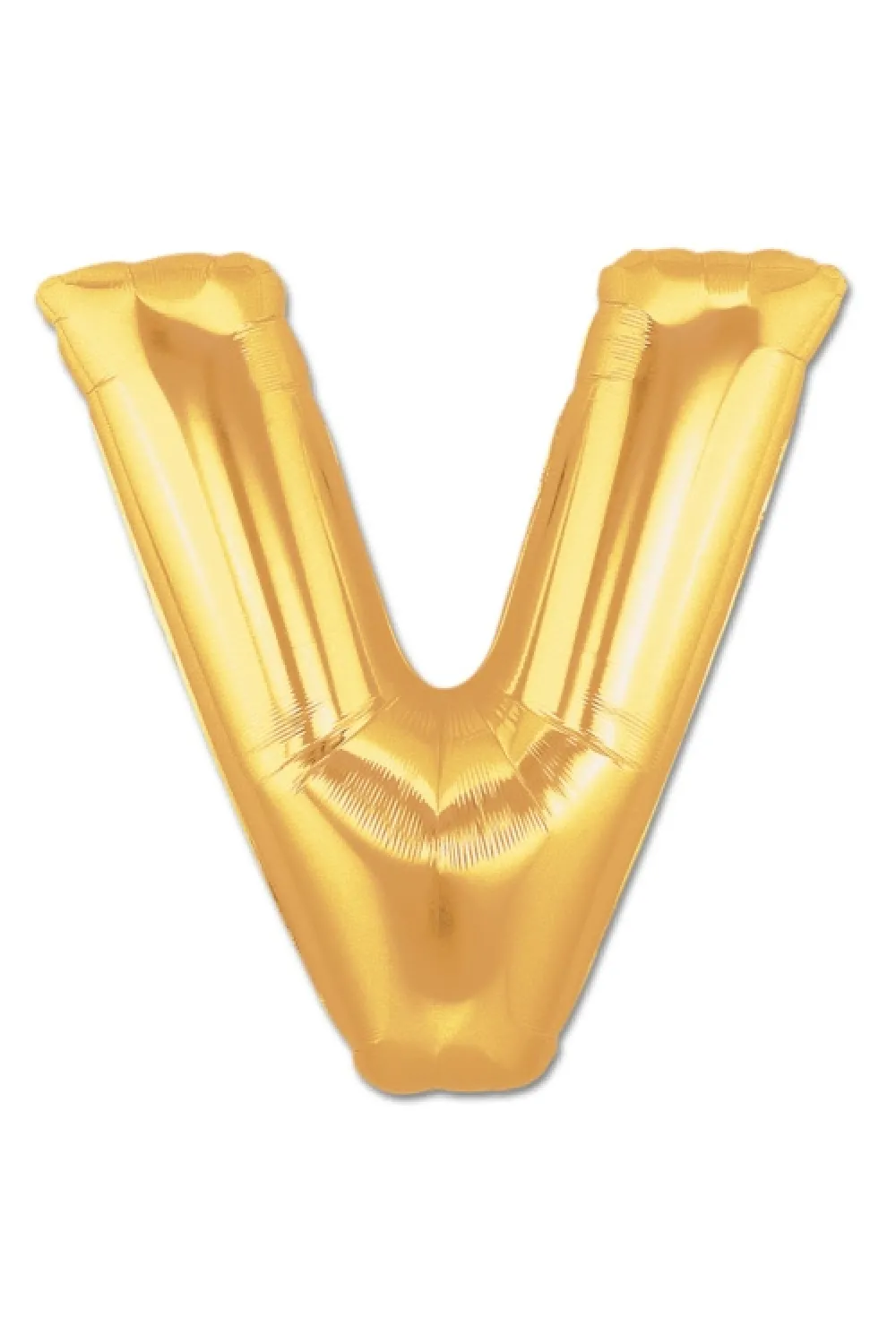 V Harf Folyo Balon Altın Renk  40 inç